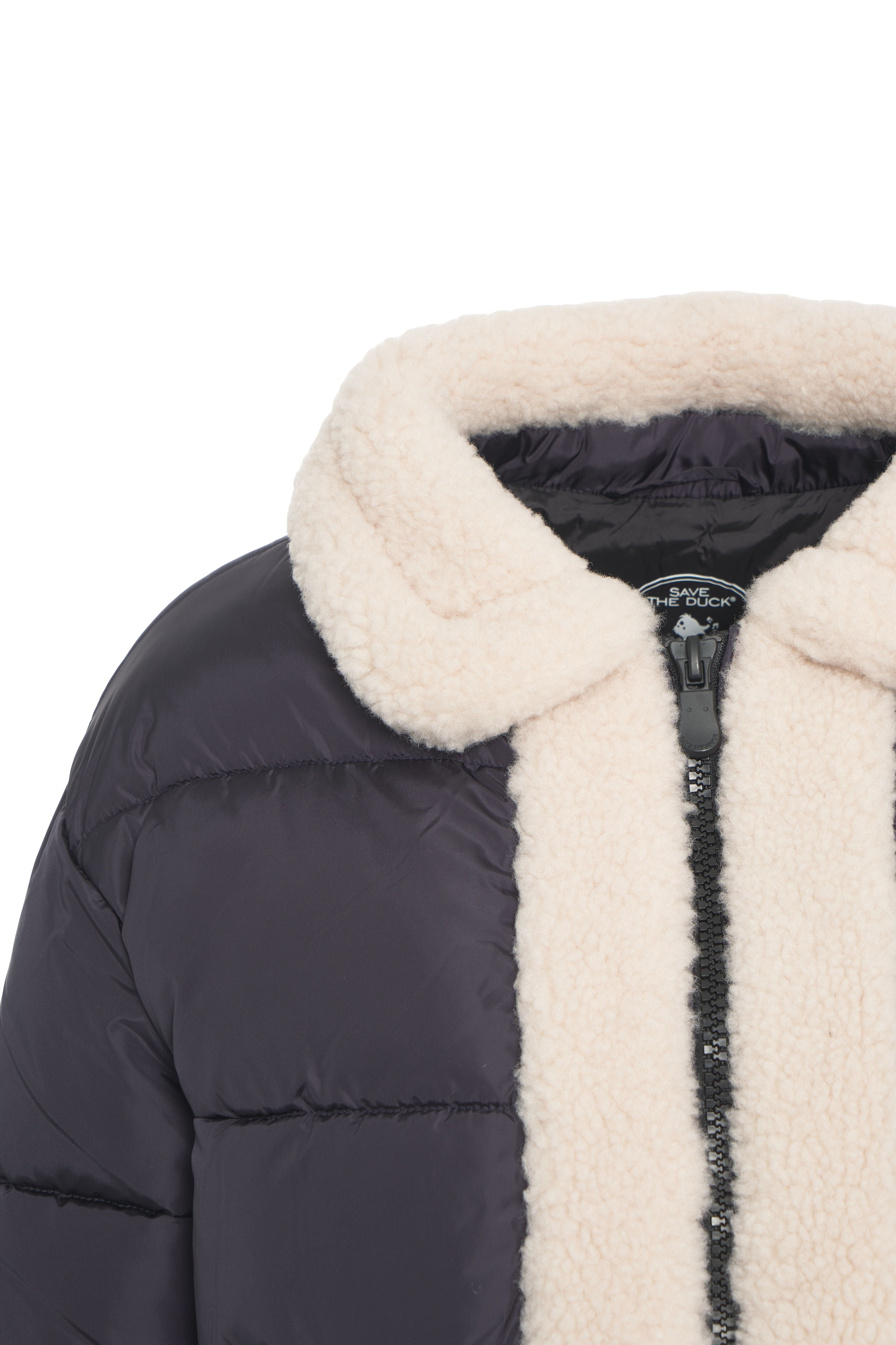 SAVE THE DUCK Cropped Quilted Jacket 'Honey'