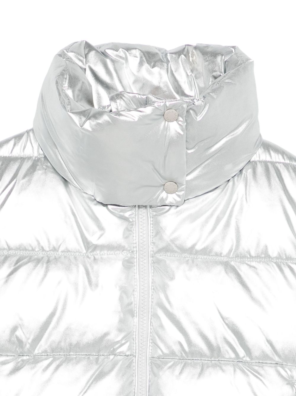 SAVE THE DUCK Mini Silver Jacket for Girls
