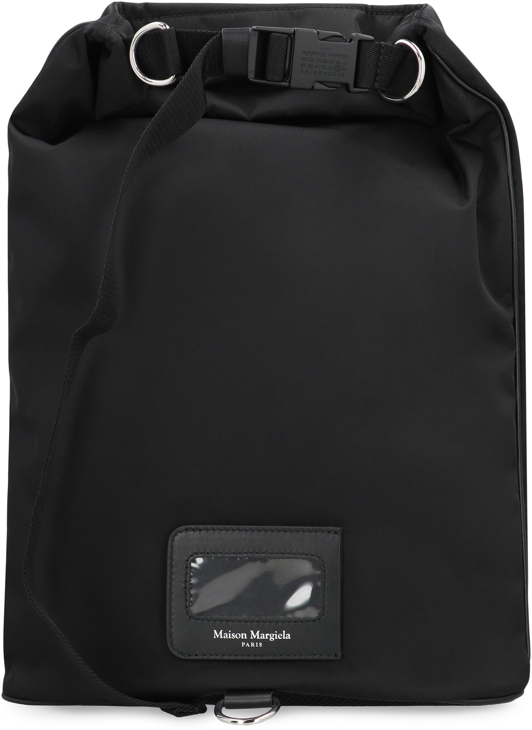 MAISON MARGIELA Technical Fabric Roll-Top Backpack - 29x44x10 cm