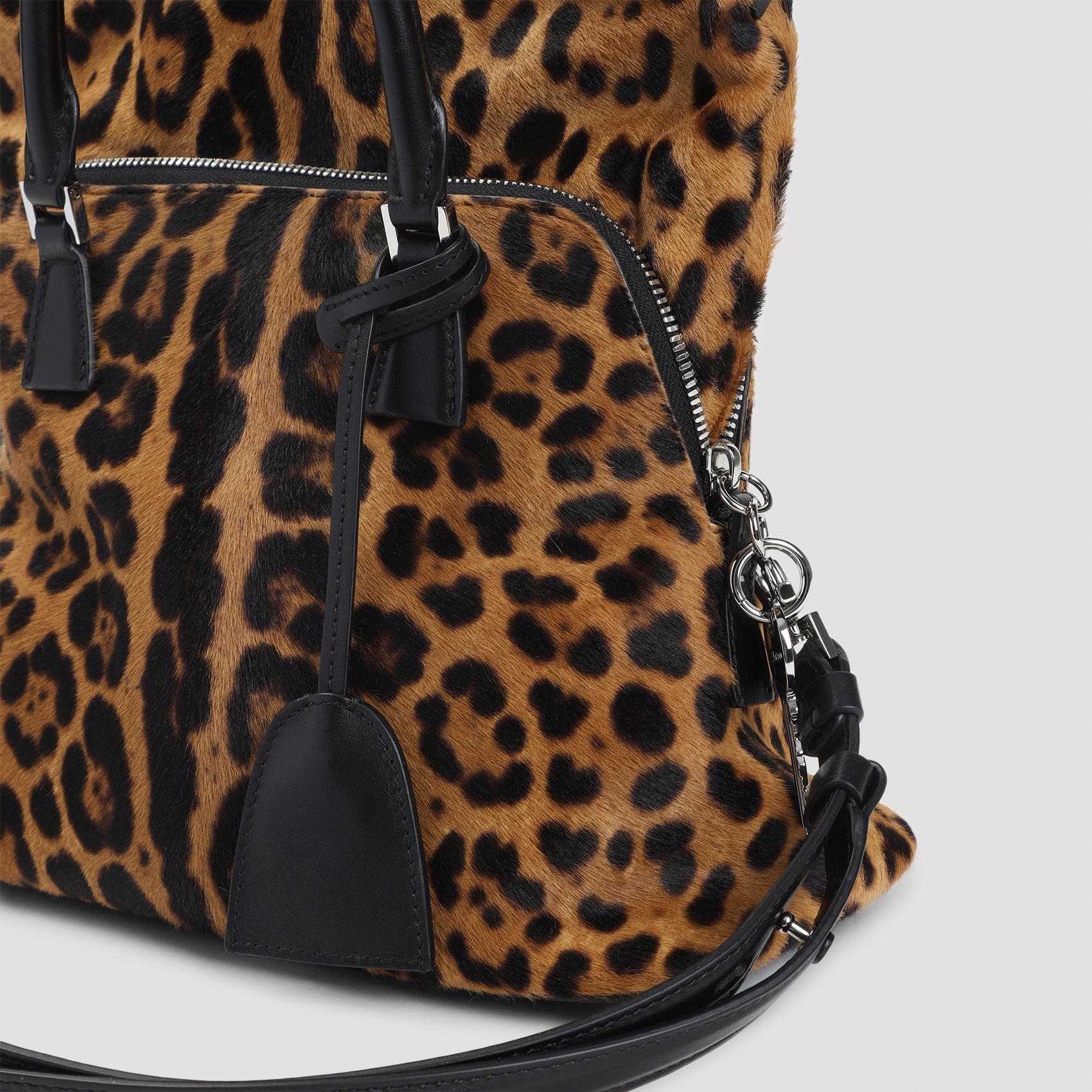 MAISON MARGIELA Mini Animal Print Leather Handbag