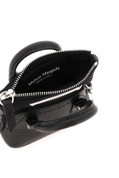 MAISON MARGIELA Mini Smooth Leather Handbag with Elegant Trapezoid Shape