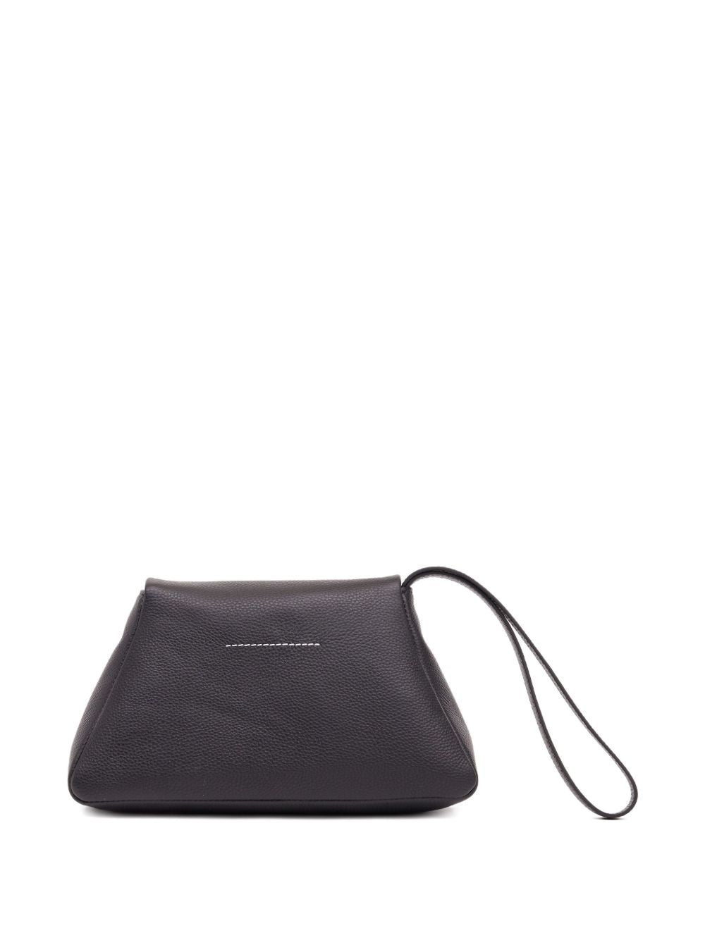 MM6 MAISON MARGIELA Numeric Leather Mini Clutch with Foldover Top