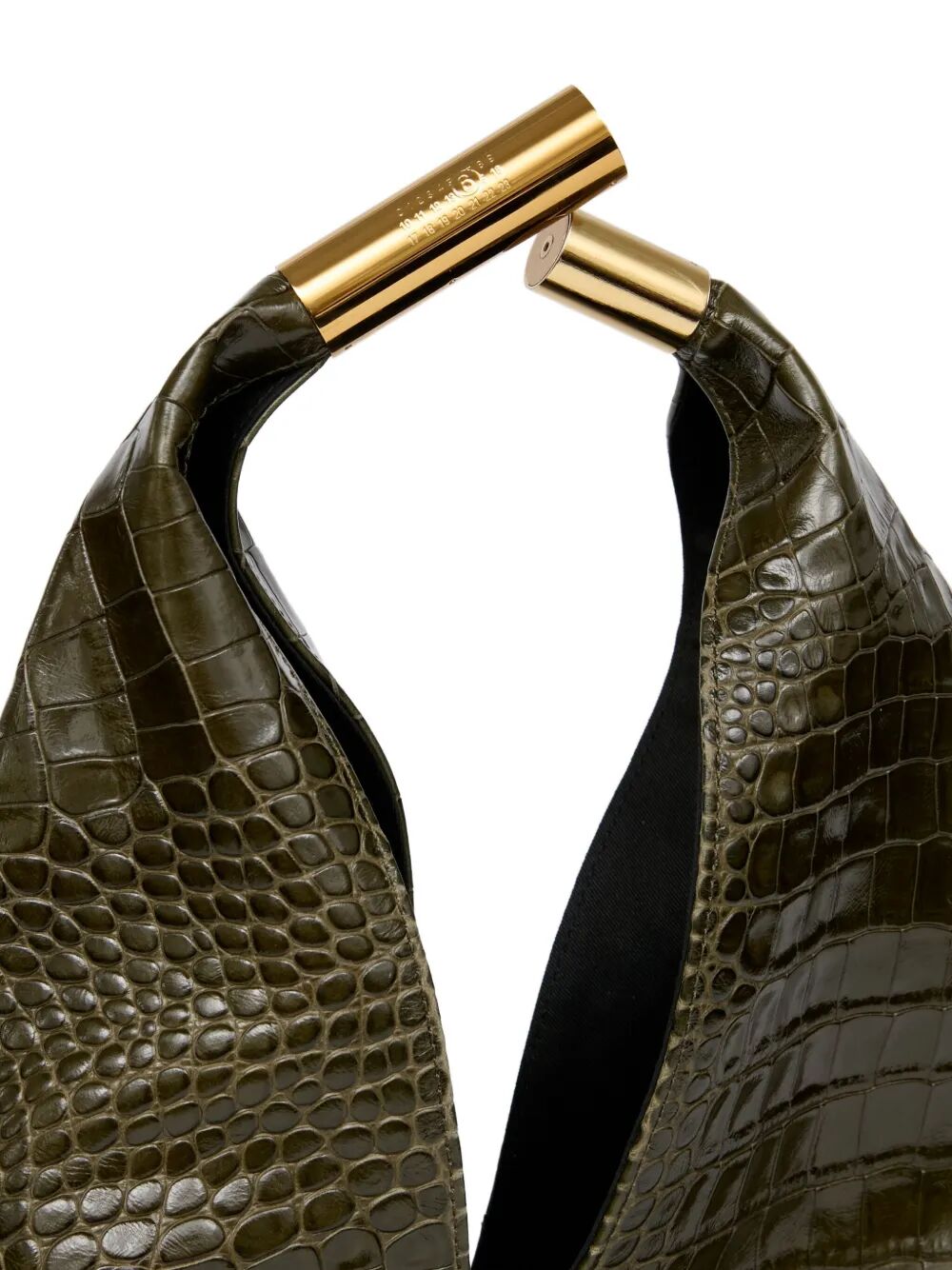 MM6 MAISON MARGIELA Medium Crocodile-Effect Handbag
