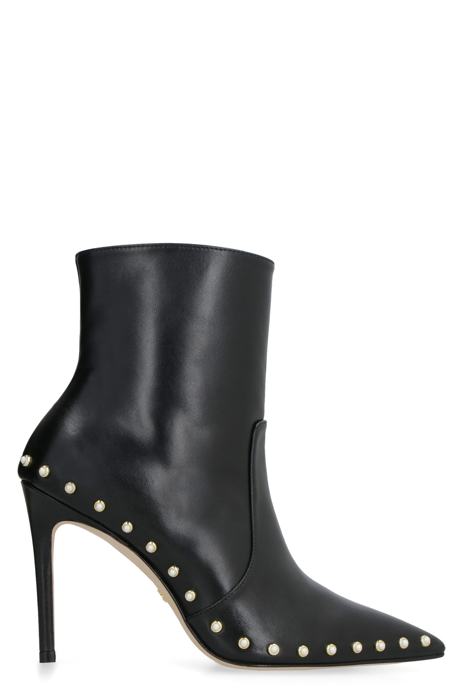STUART WEITZMAN Pointy-Toe Ankle Boots with Stiletto Heels
