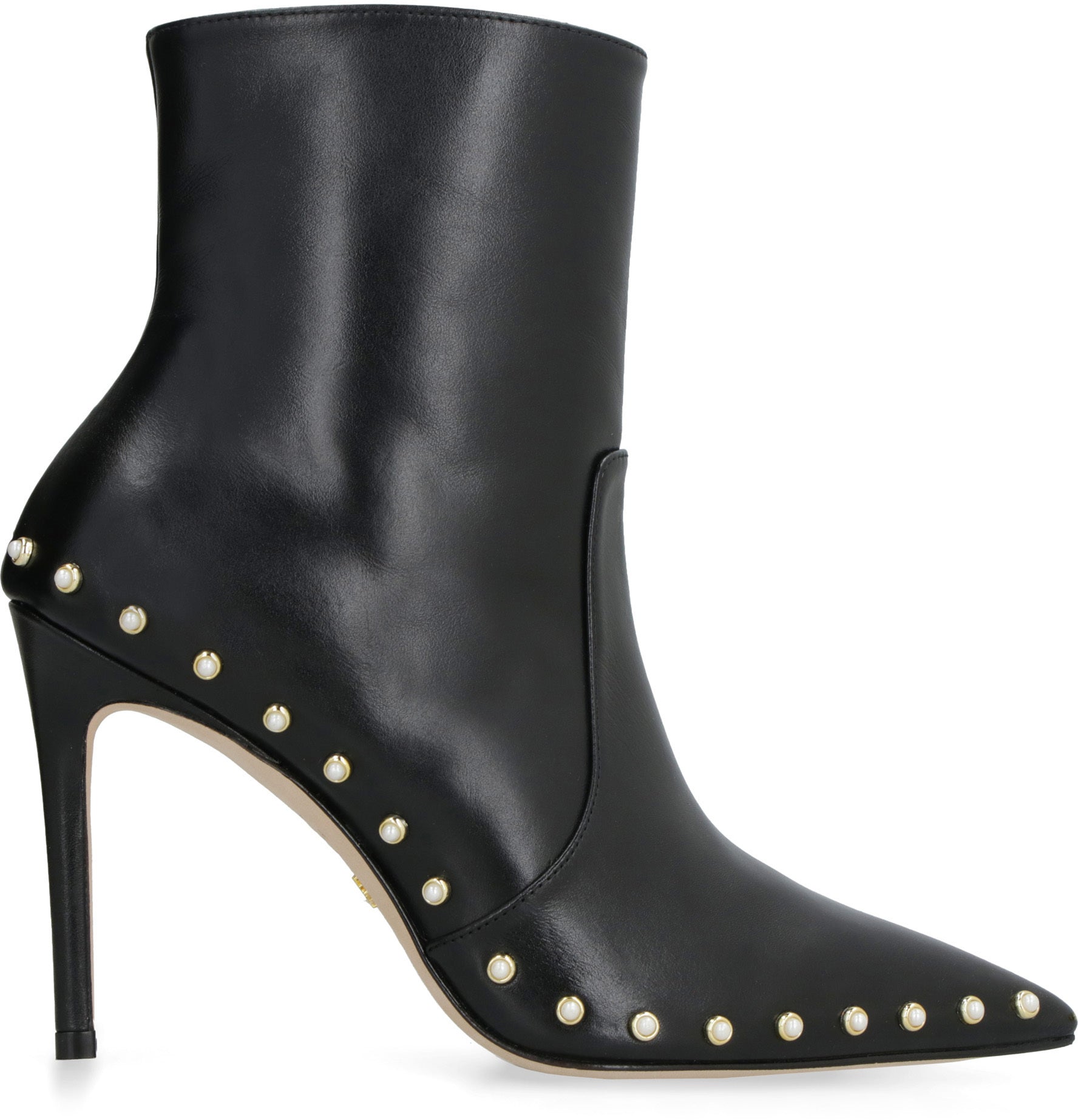 STUART WEITZMAN Pointy-Toe Ankle Boots with Stiletto Heels