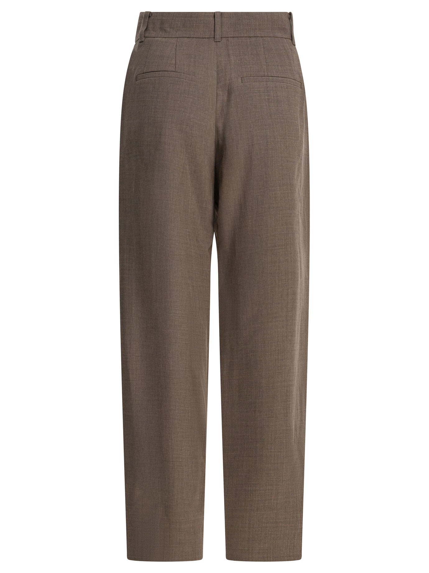 SANDBEIGE Wool Blend Trousers for Women - FW25