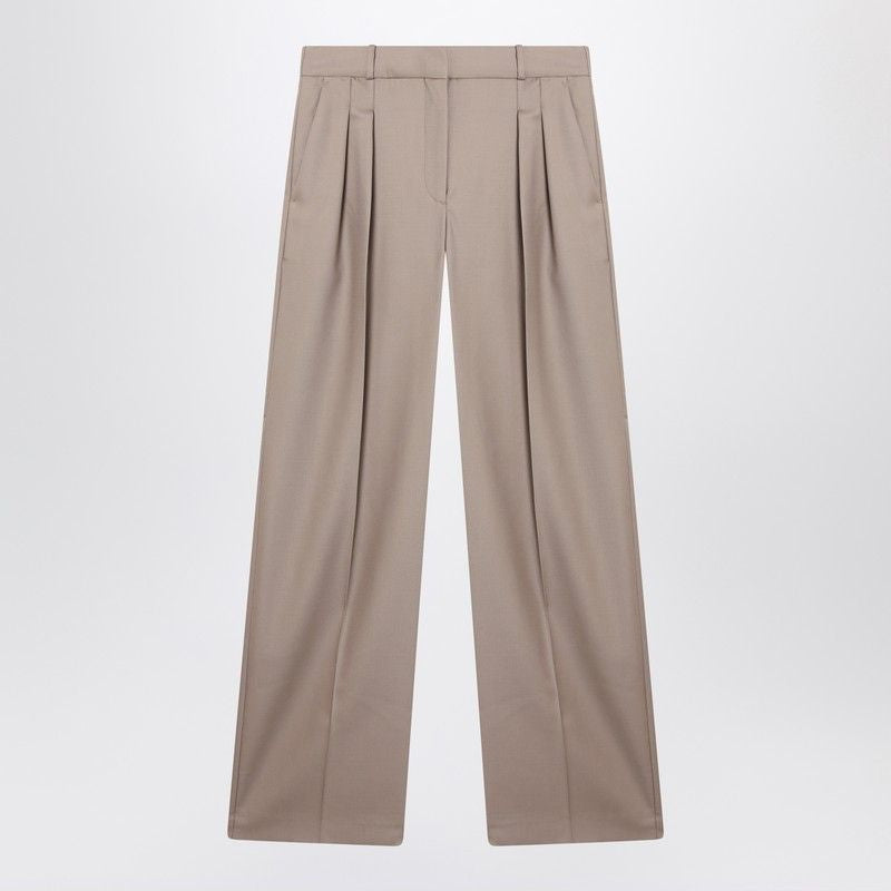 LOULOU STUDIO Classic High Waist Palazzo Pants