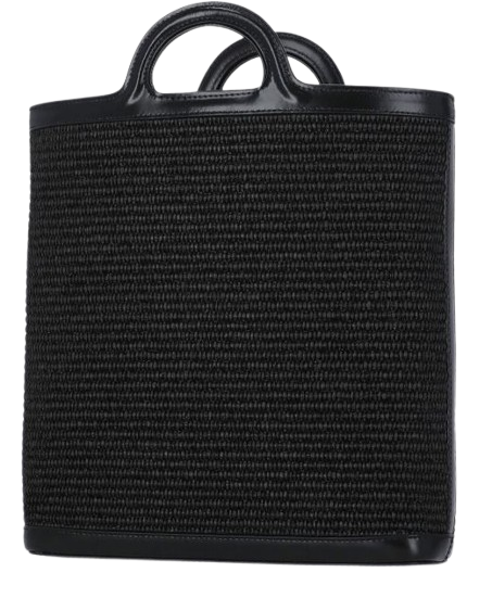 MARNI Stylish Mini Leather and Fabric Handbag