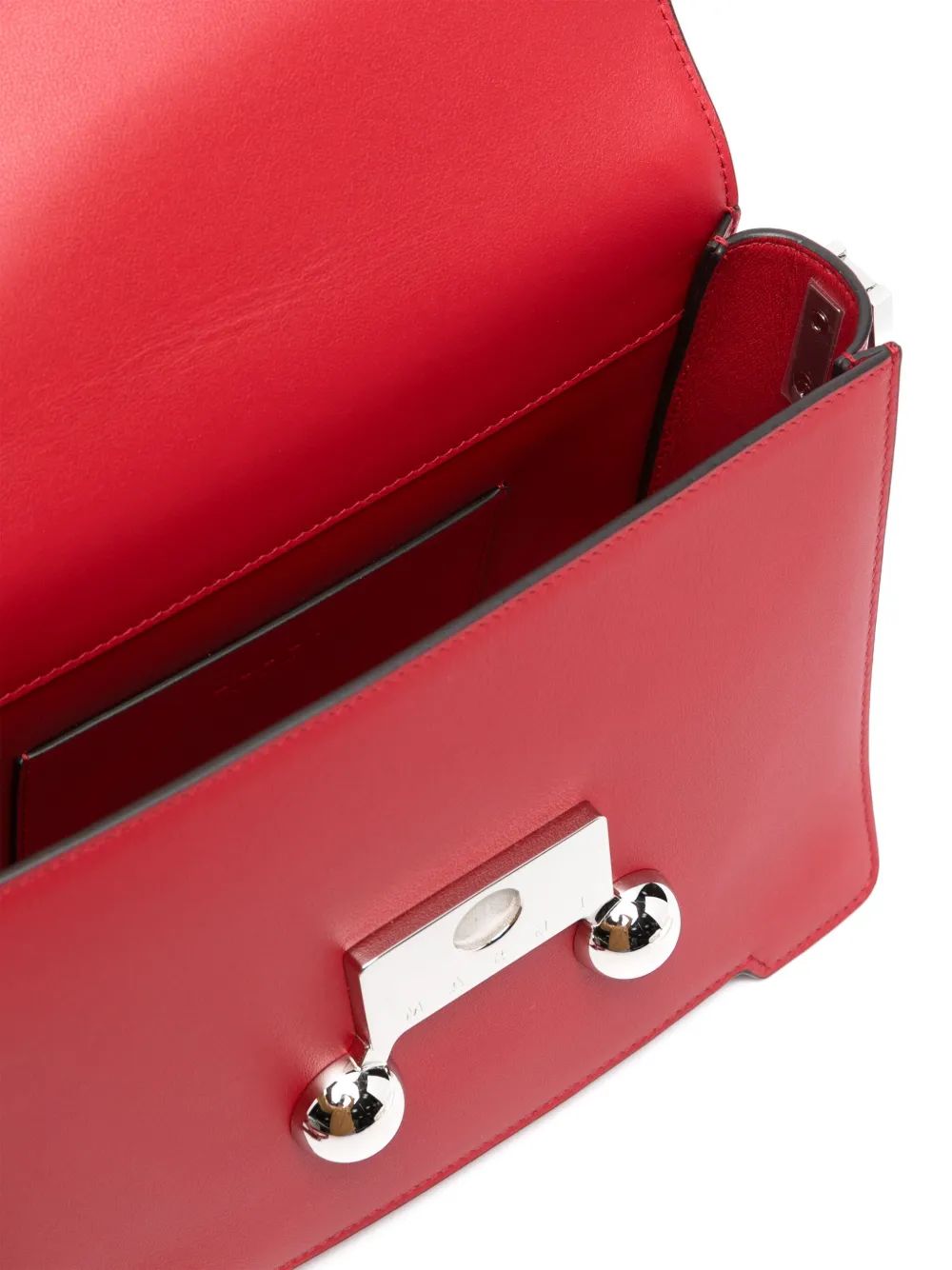 MARNI Chic Shopping Bag with Silver Closure