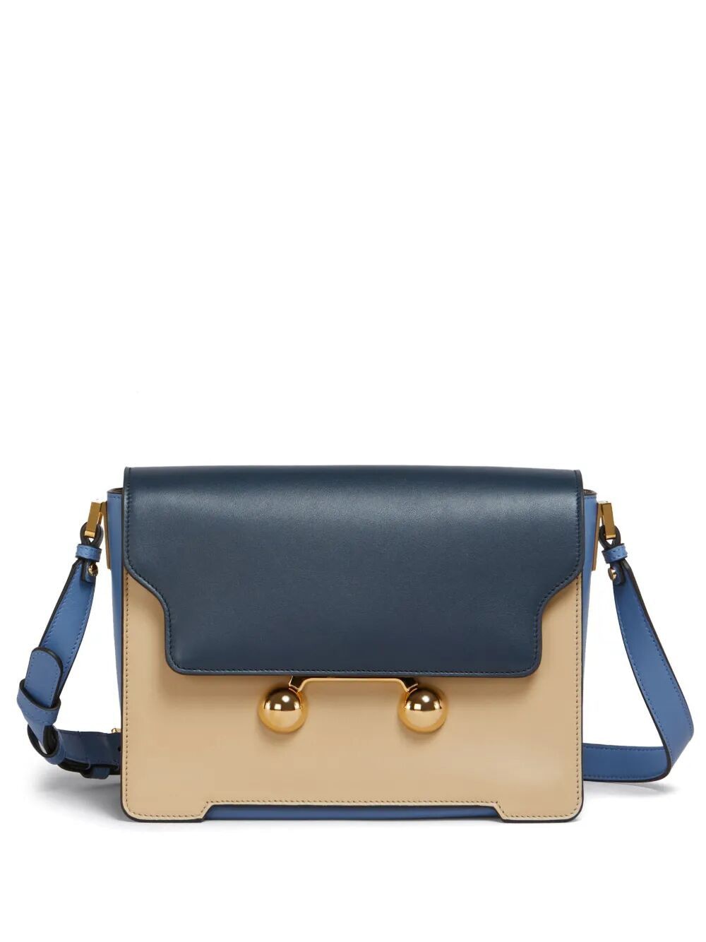 MARNI Medium Leather Trunkaroo Shoulder Handbag