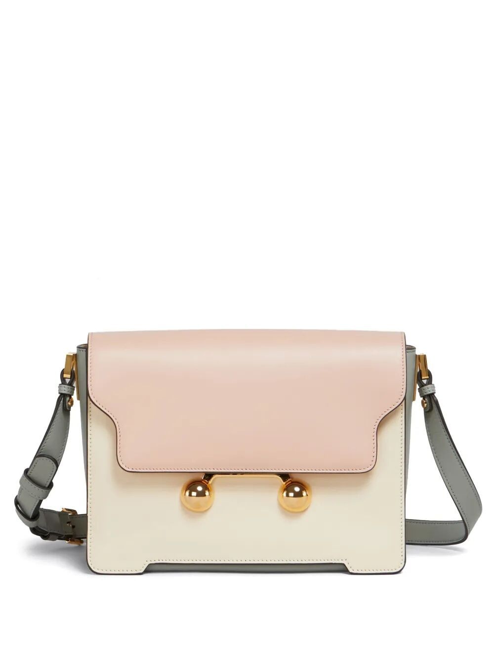 MARNI Medium Leather Trunk Shoulder Bag