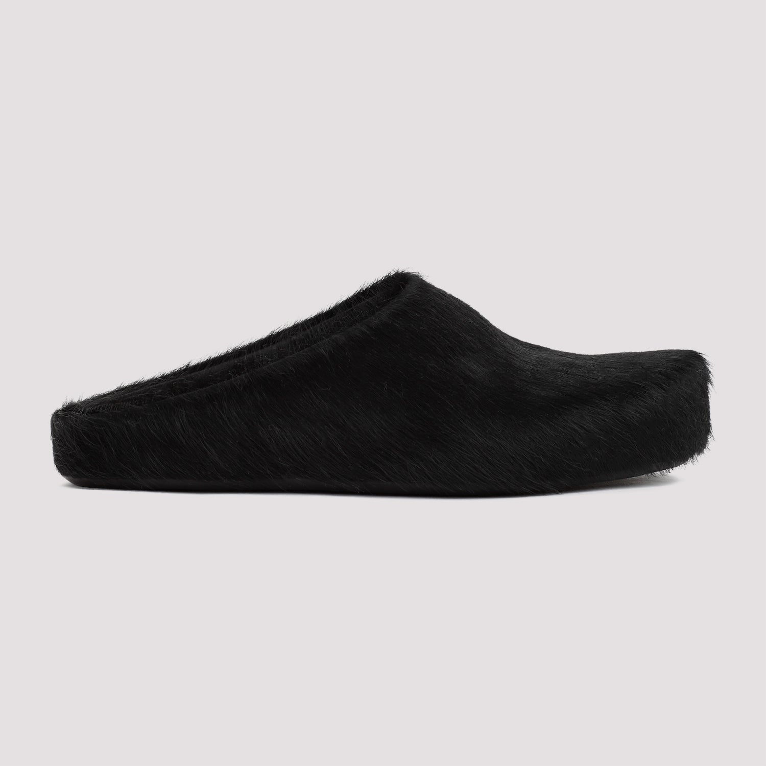 MARNI 100% Leather Hair Fussbett Slippers for Men