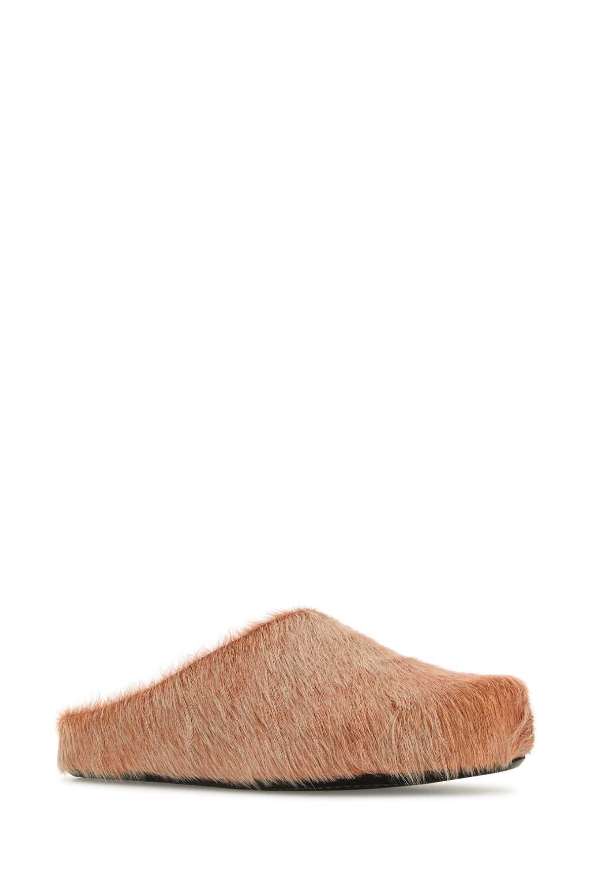 MARNI Fur Slippers for Men