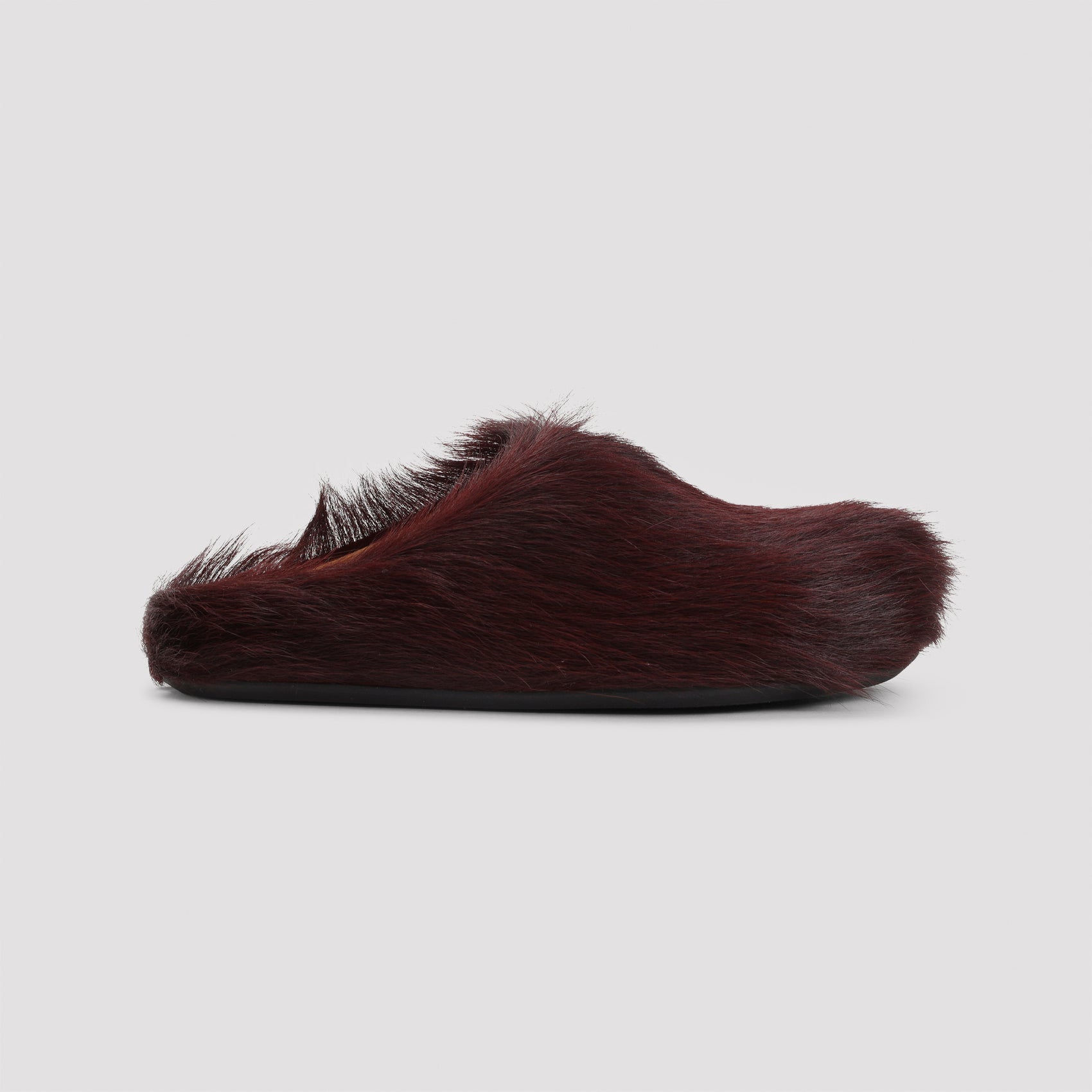 MARNI Flat Leather-Hair Fussbett Shoes for Women