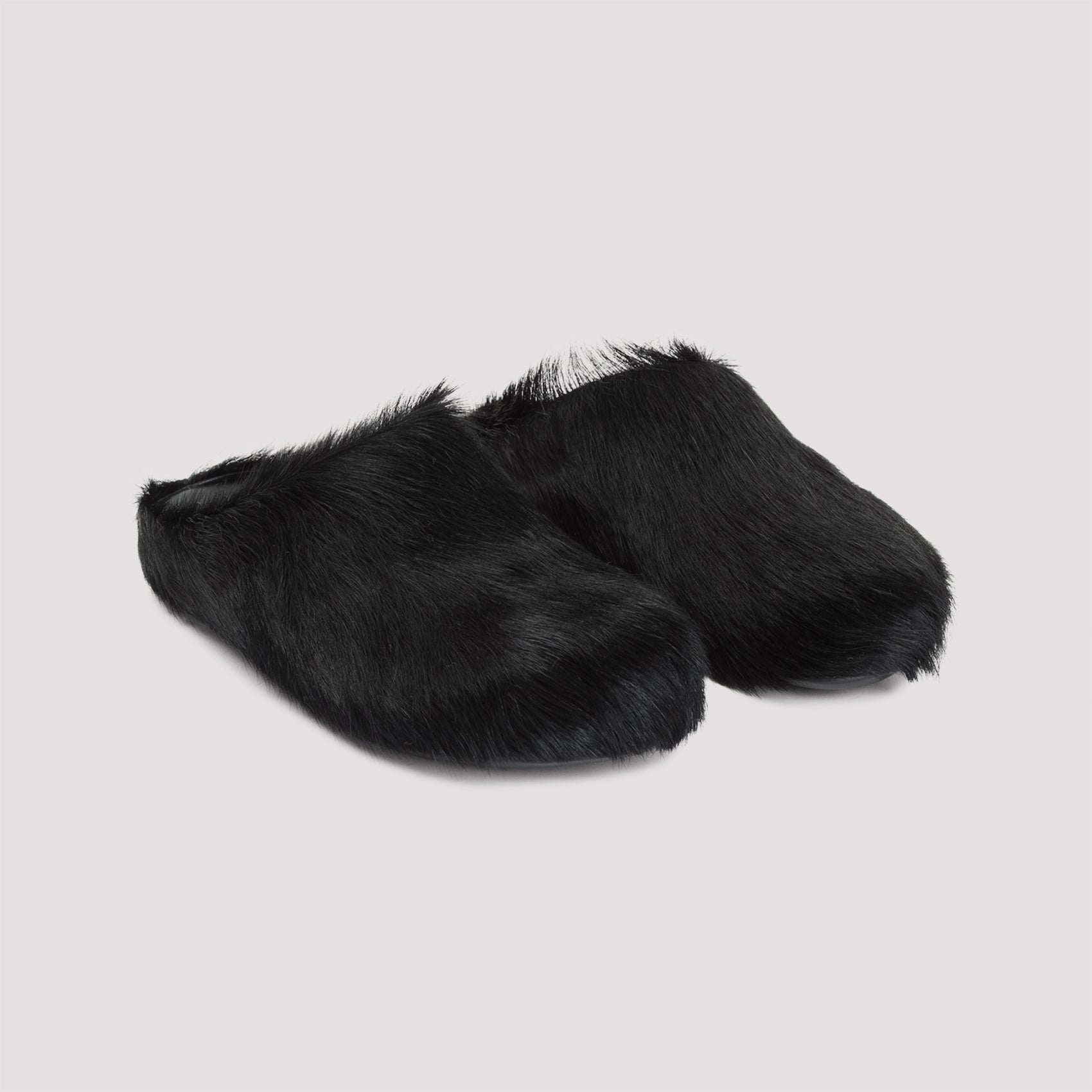 MARNI Fussbett Leather Sabot Sandals