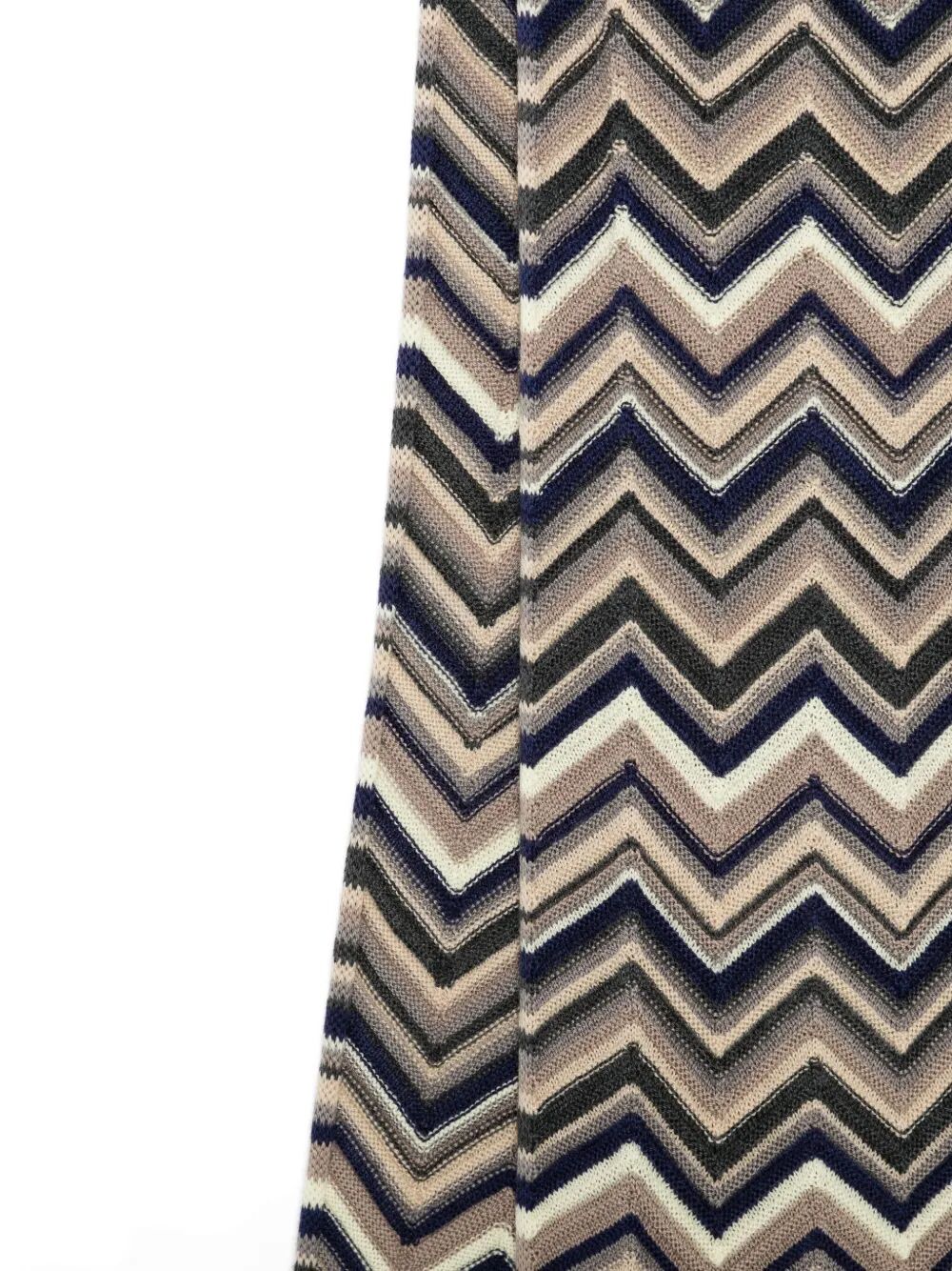 MISSONI Zig-Zag Wool Scarf for Men
