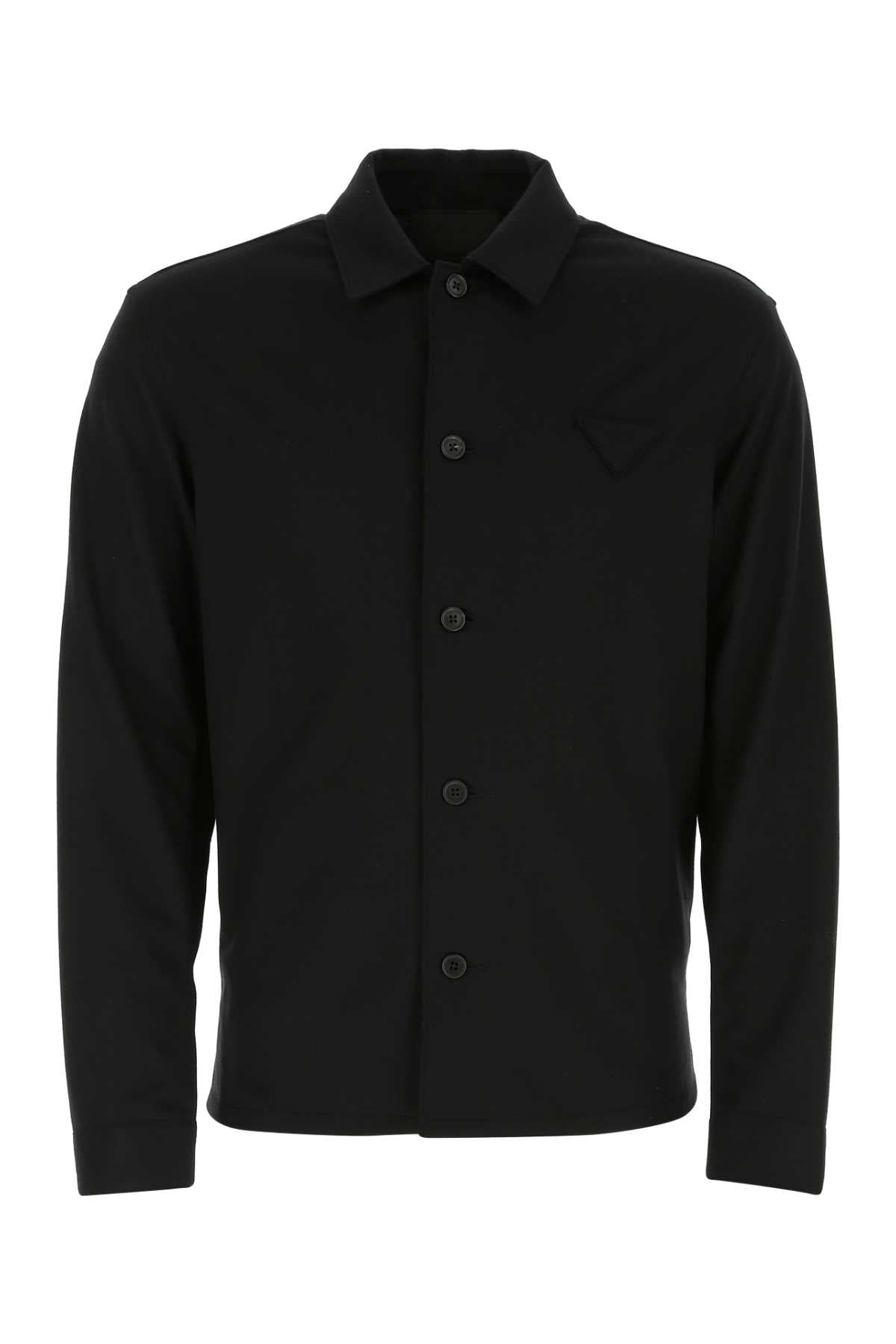 PRADA Sophisticated Wool and Cashmere Shirt for Men - SS25