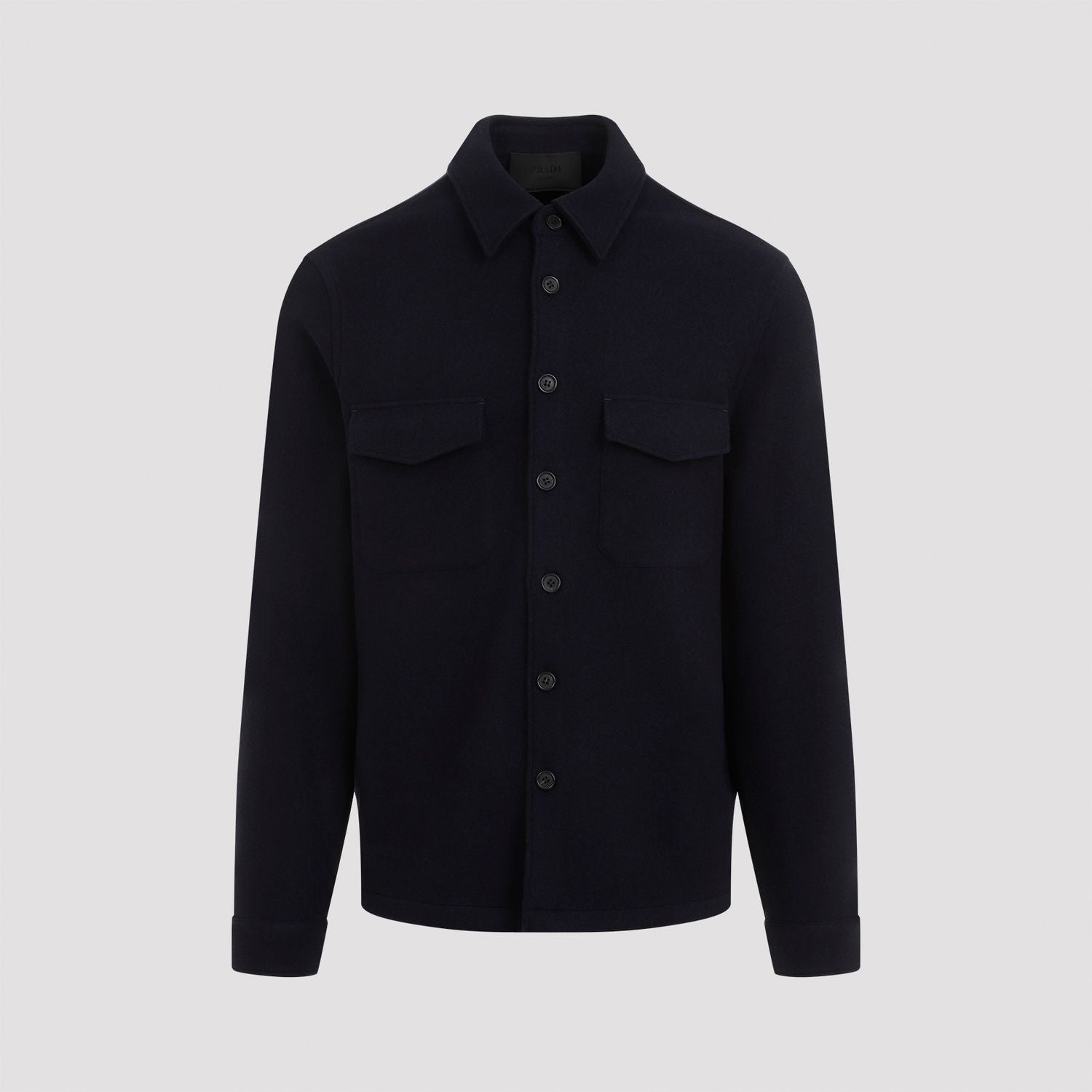 PRADA Midnight Blend Wool Shirt for Men