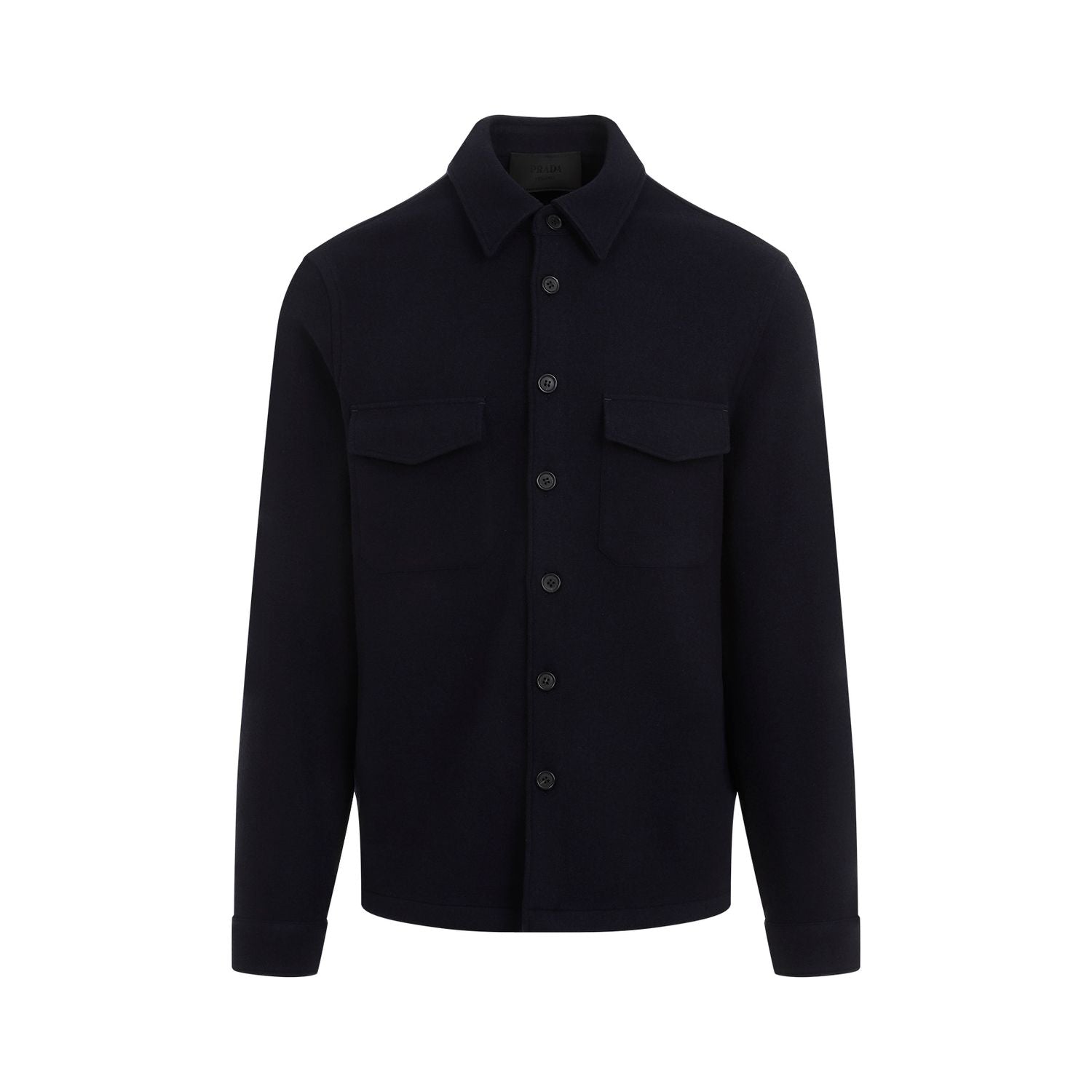 PRADA Midnight Blend Wool Shirt for Men