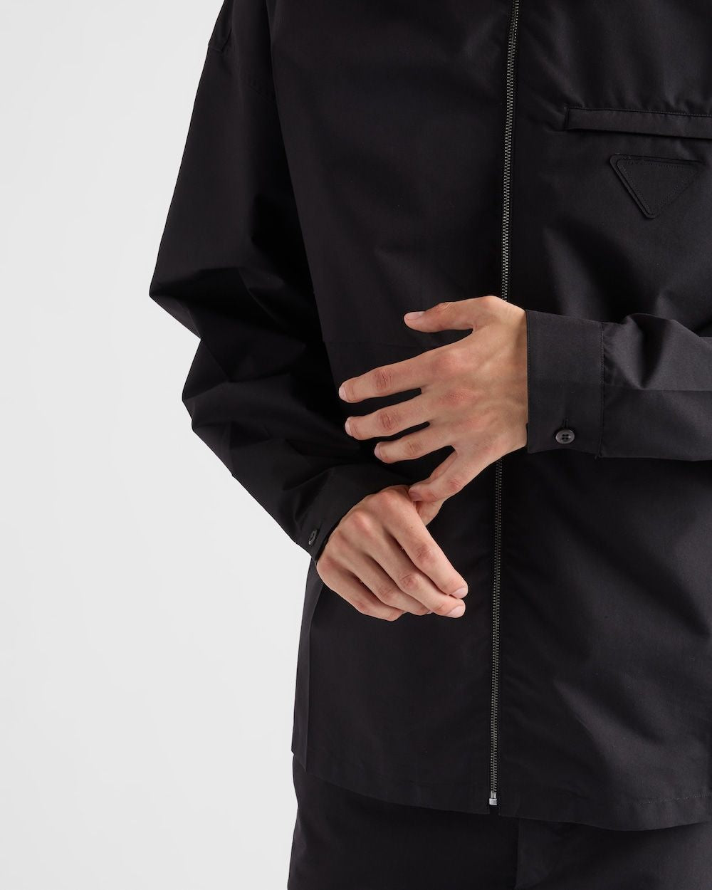 PRADA Cotton TEC Shirt for Men - SS25 Collection