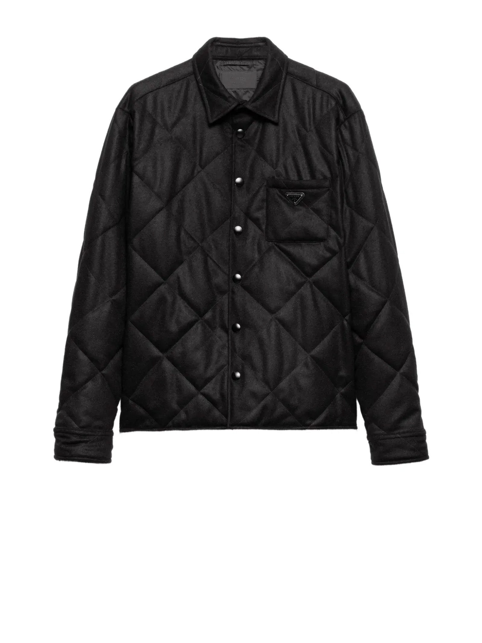 PRADA Cashmere Quilt Shirt for Men