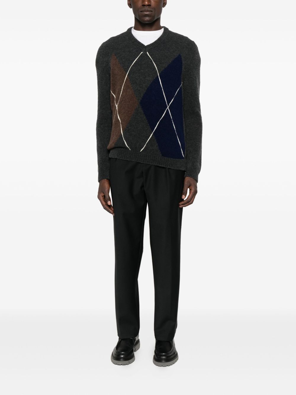 SCAGLIONE Stylish Gray Sweater for Men - Fall Winter Collection