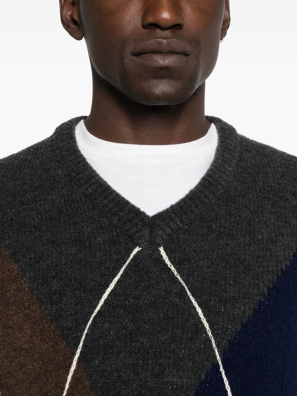 SCAGLIONE Stylish Gray Sweater for Men - Fall Winter Collection