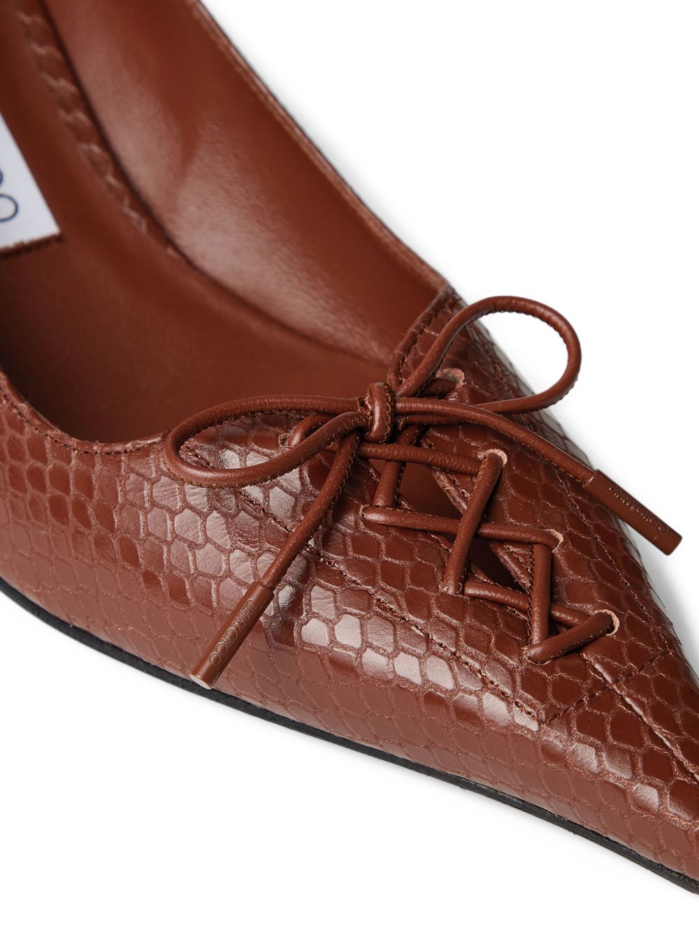 JIMMY CHOO Scarlett 50 Stitched Corset Pumps