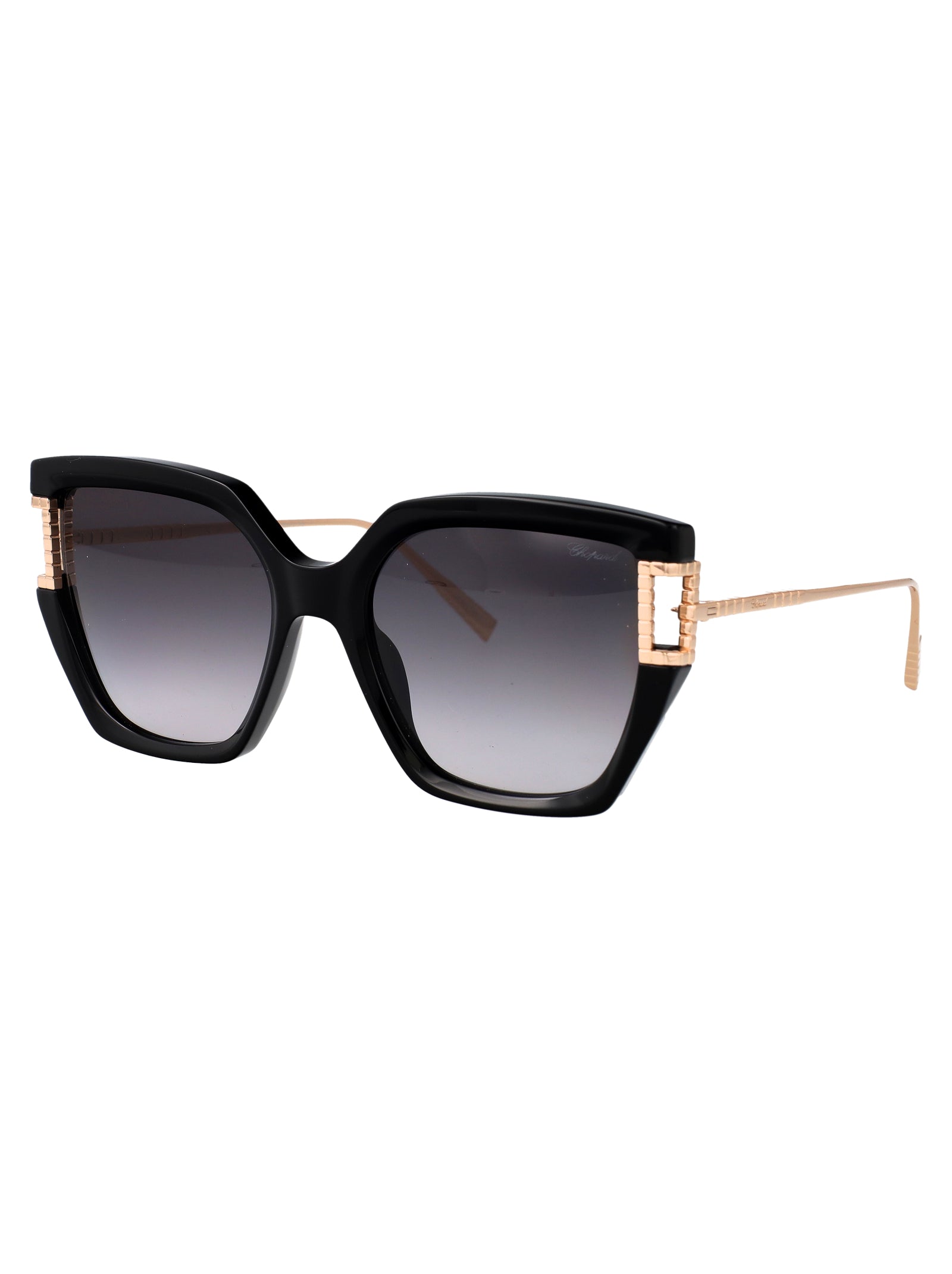 CHOPARD Super Black Titanium Sunglasses for Women