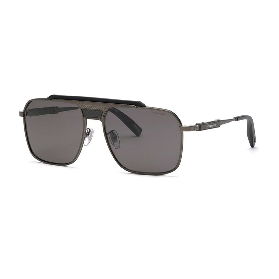 CHOPARD Sleek Shiny Gun Sunglasses for Men