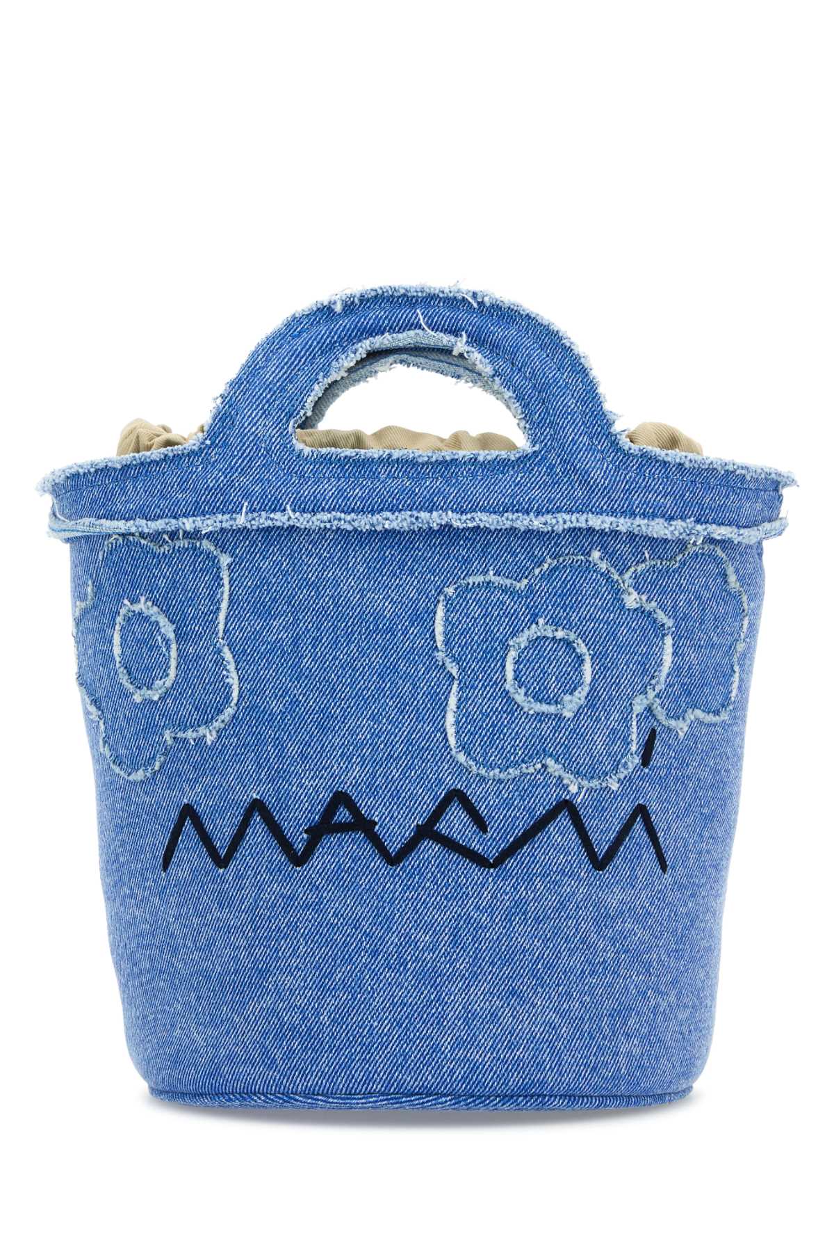 MARNI Denim Bucket Handbag