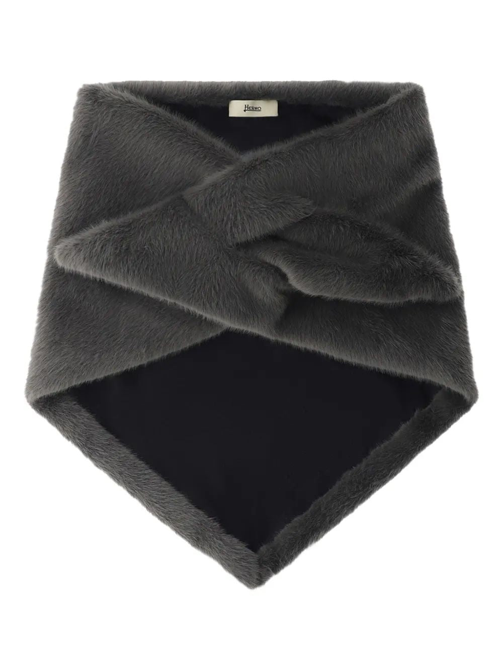 HERNO Luxurious Women's Mini Faux Fur Scarf