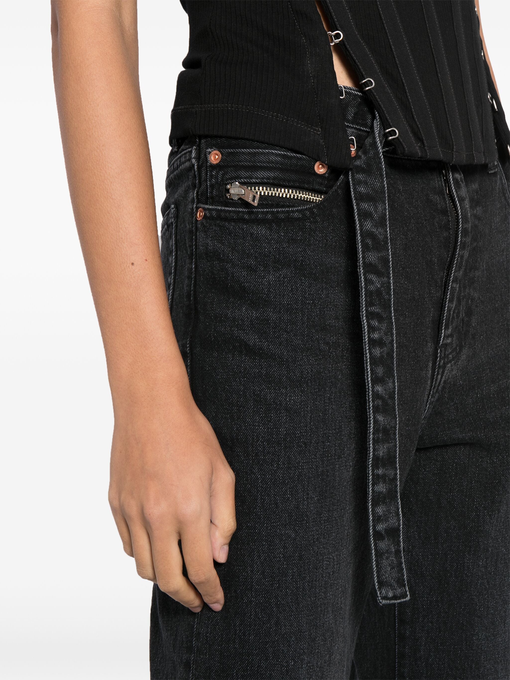 SACAI Boot Cut Denim Pants for Women