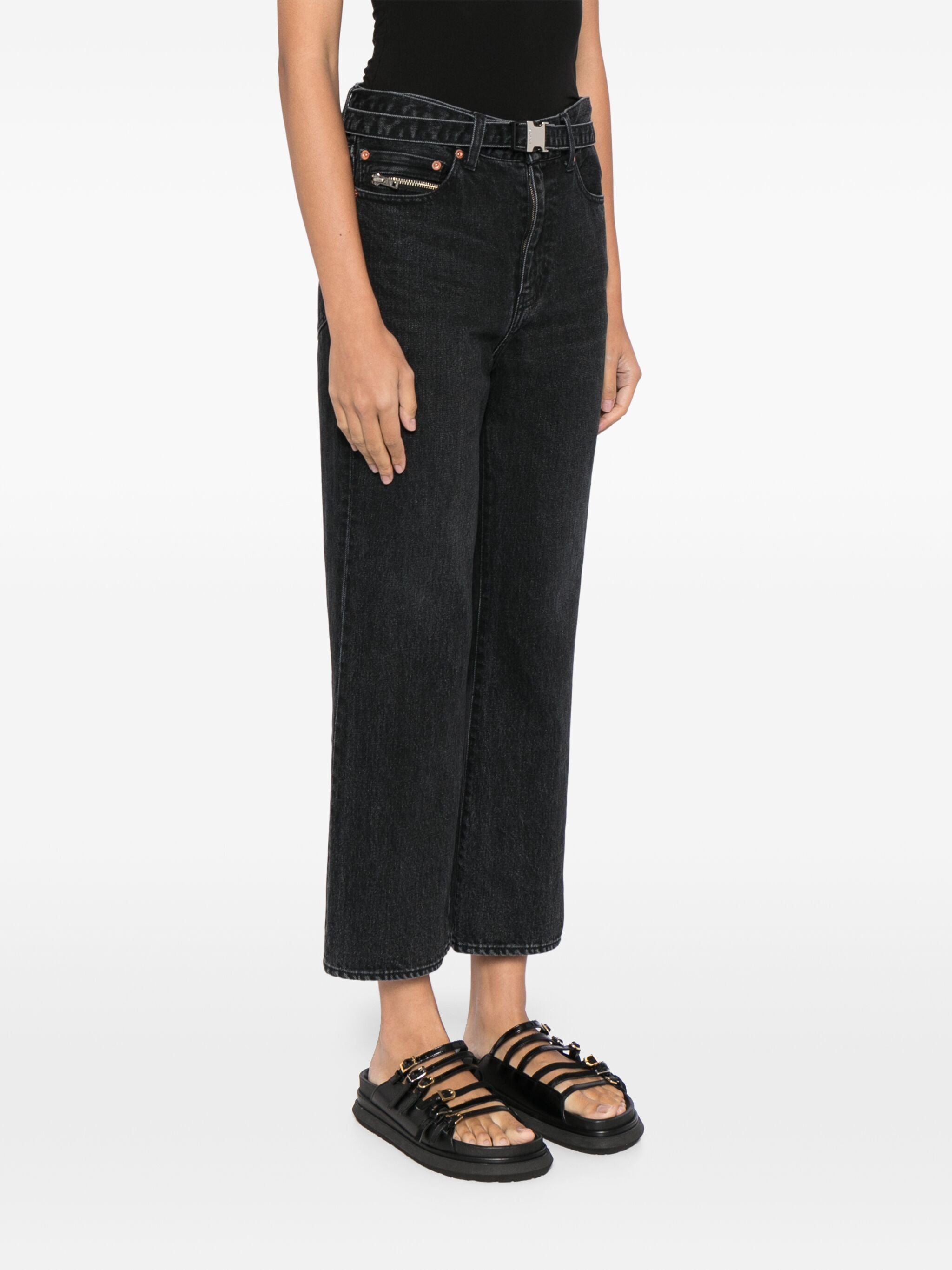 SACAI Boot Cut Denim Pants for Women