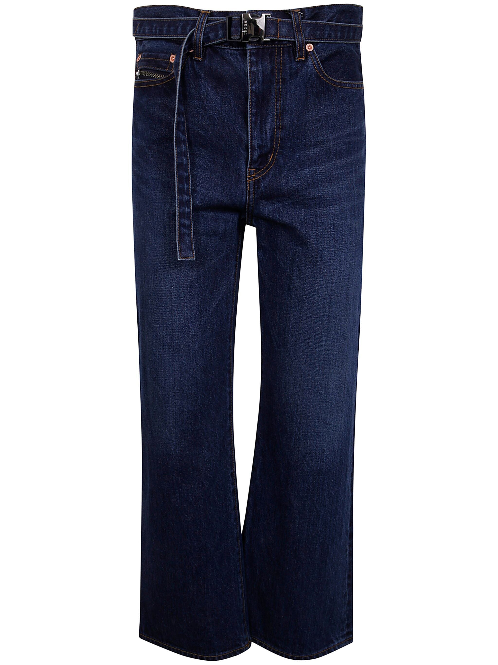 SACAI Women's Boot Cut Denim Pants
