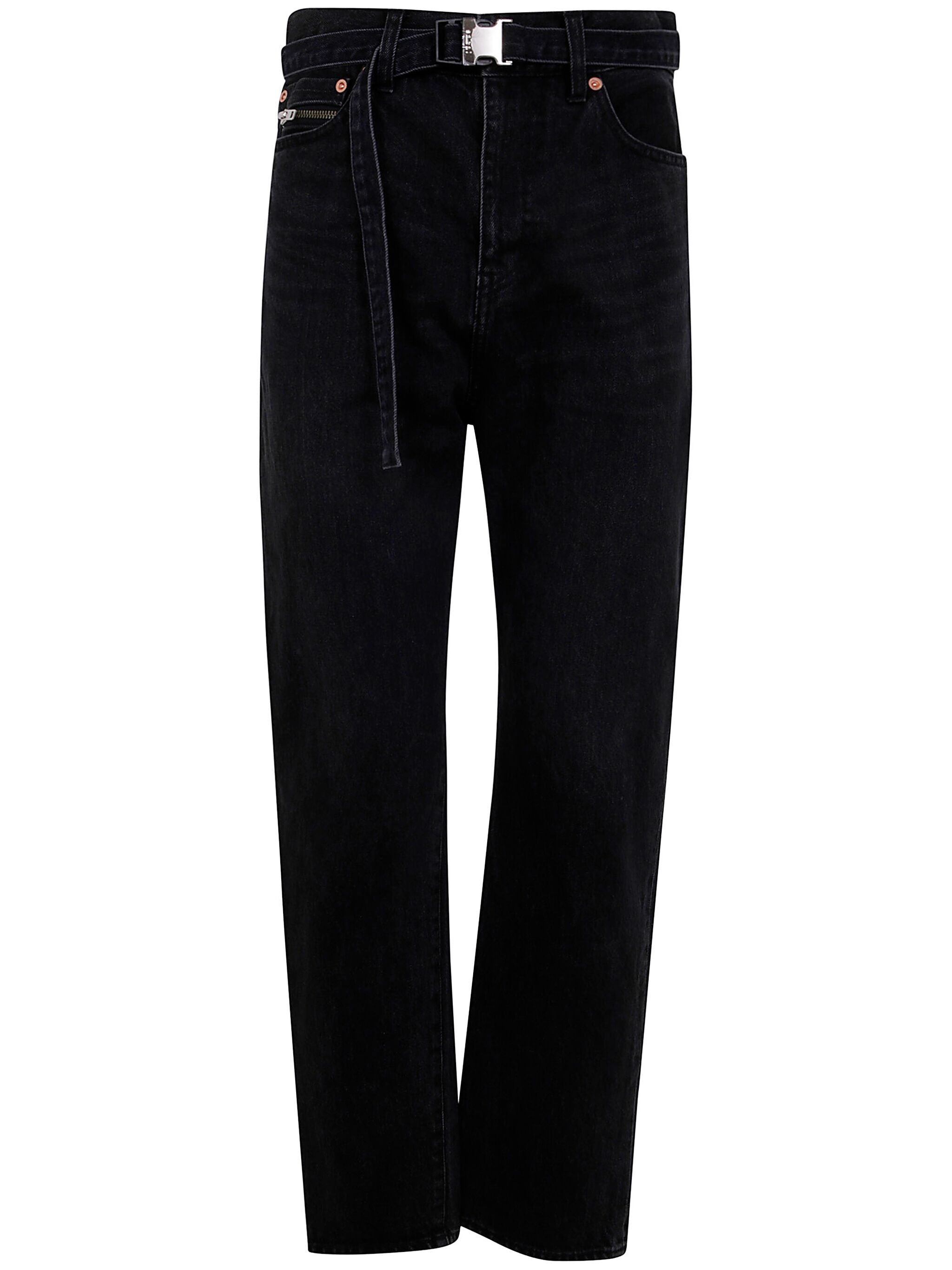 SACAI Straight Denim Pants for Women