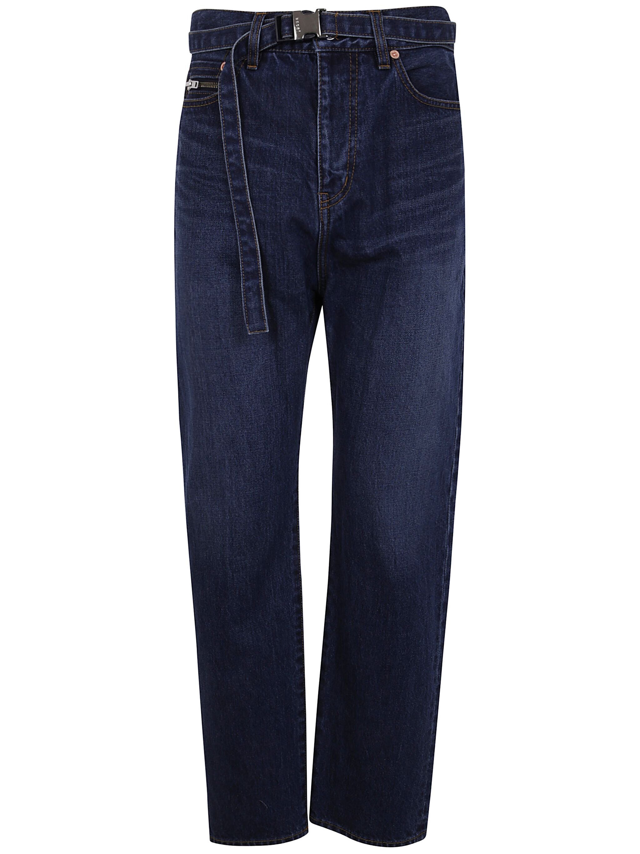 SACAI Straight Denim Pants for Women