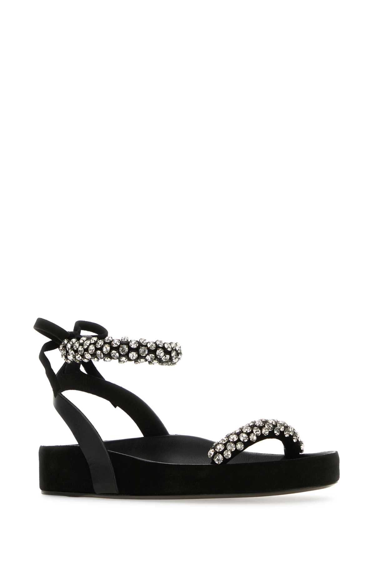 ISABEL MARANT Leather Mella Sandals - Women's SS24