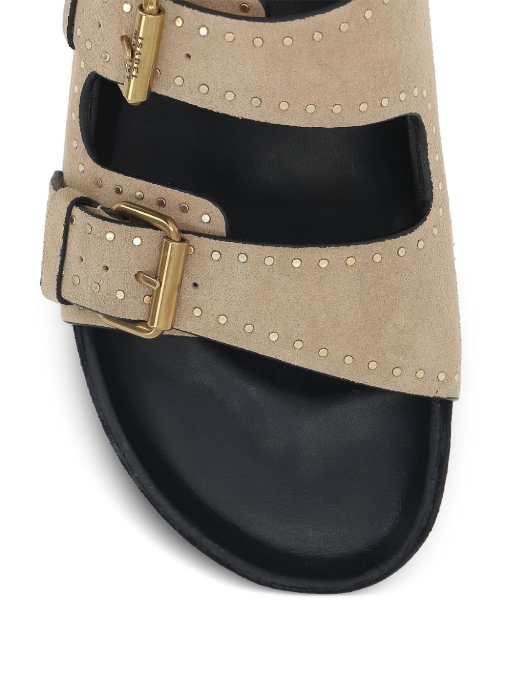 ISABEL MARANT Stylish Suede Leather Sandals with Buckle Fastening