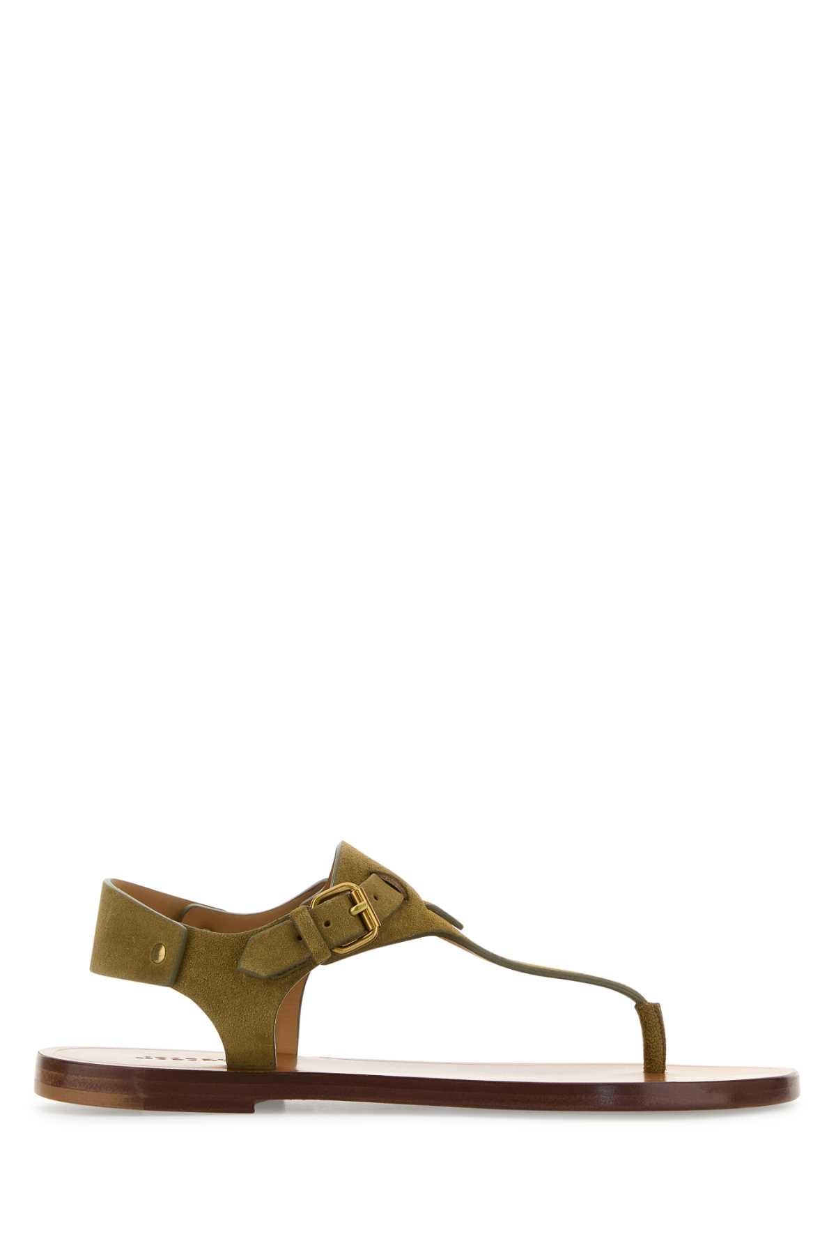 ISABEL MARANT Suede Thong Sandals for Women