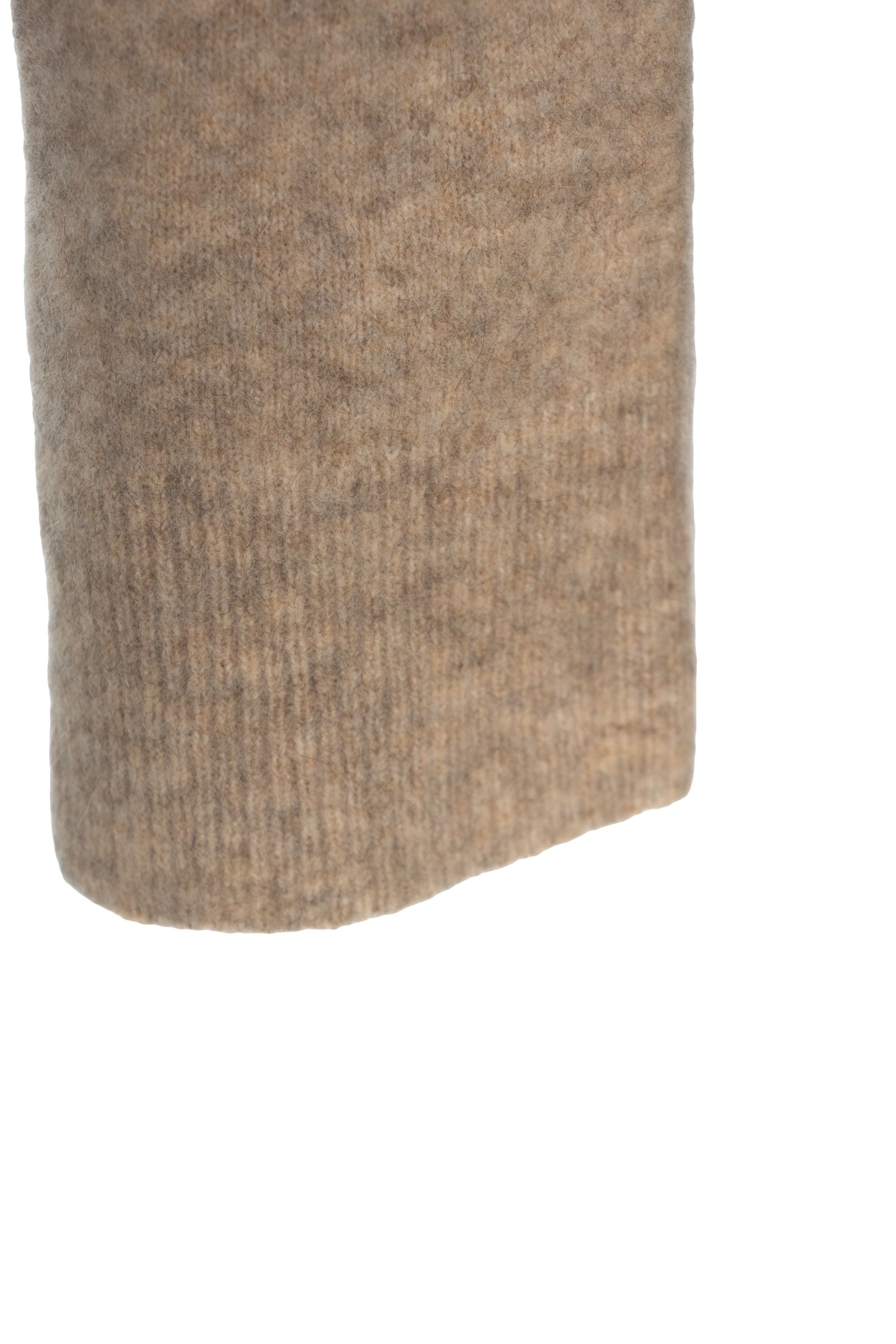 SECOND FEMALE Feminine Pullover 'Selena' with Classic Collar and Ruffled Hem