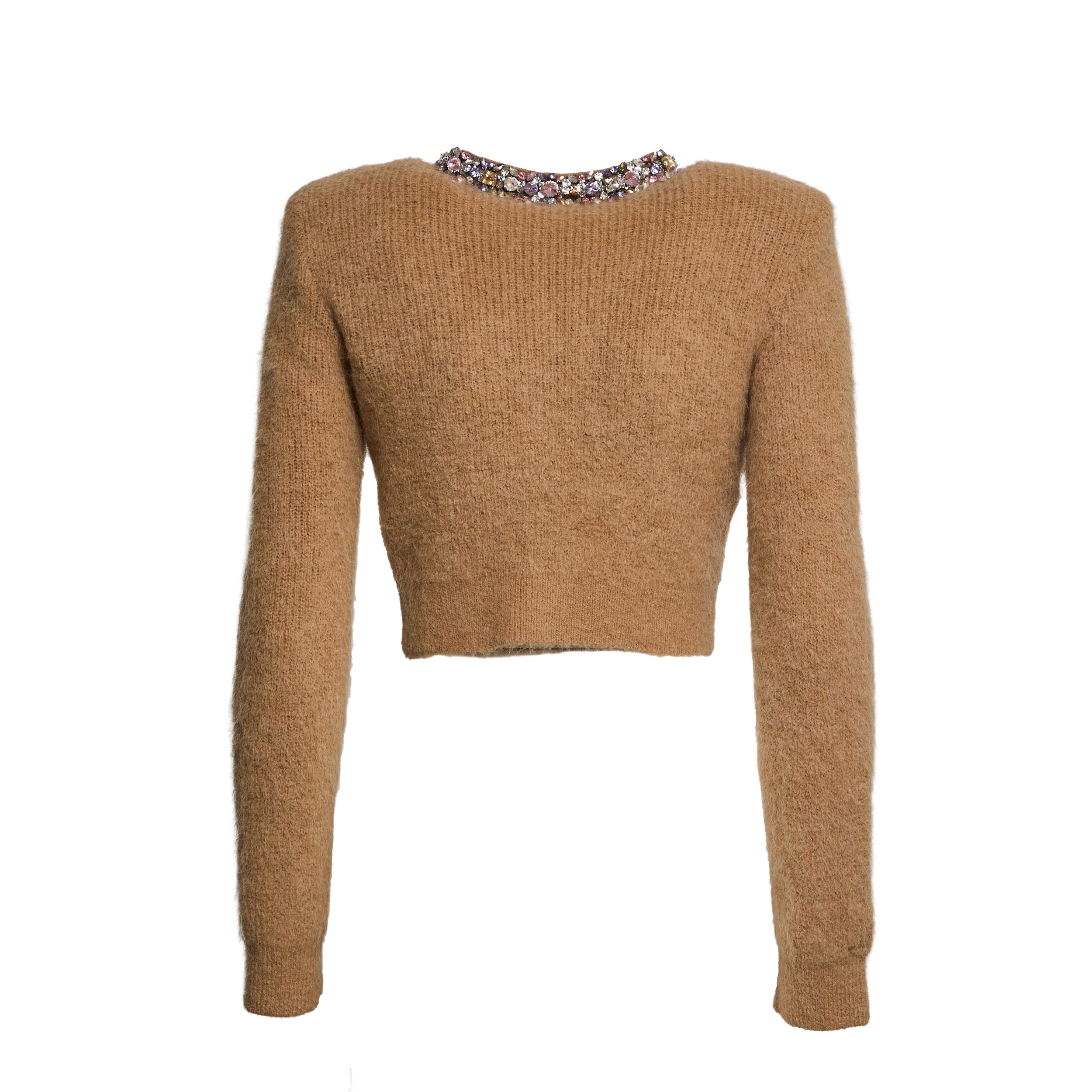 SELF-PORTAIT Embellished Trim Cardigan for Women - Regular Fit