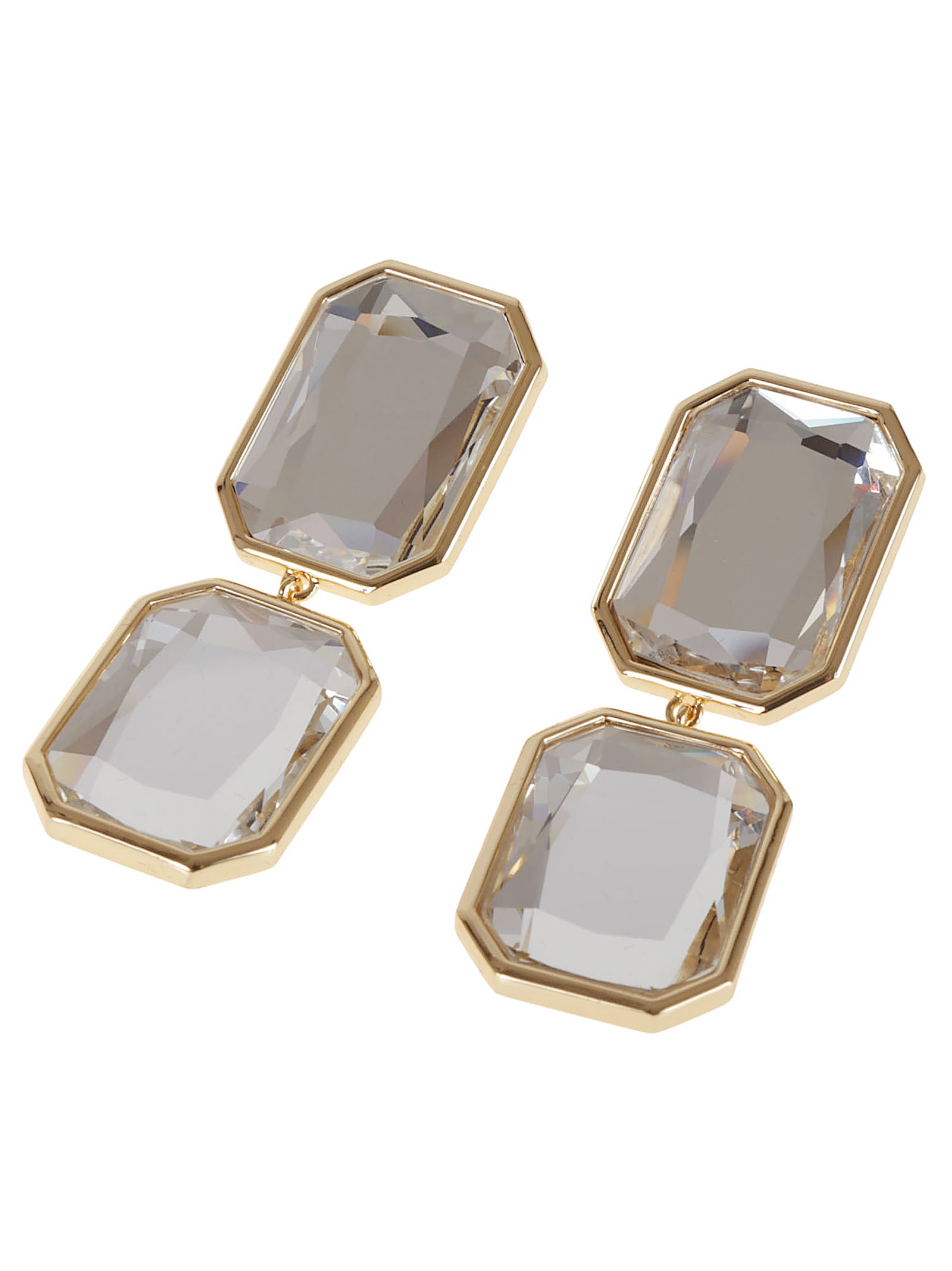 SELF PORTRAIT Elegant Gold-Plated Earrings