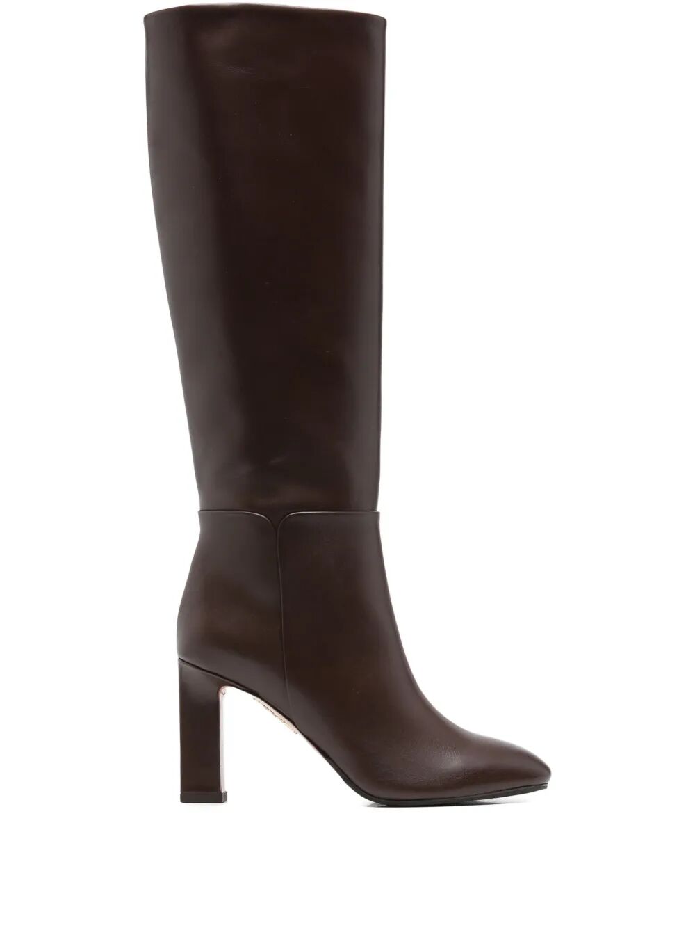 AQUAZZURA Elegant Women's Leather Boot T. 8.5