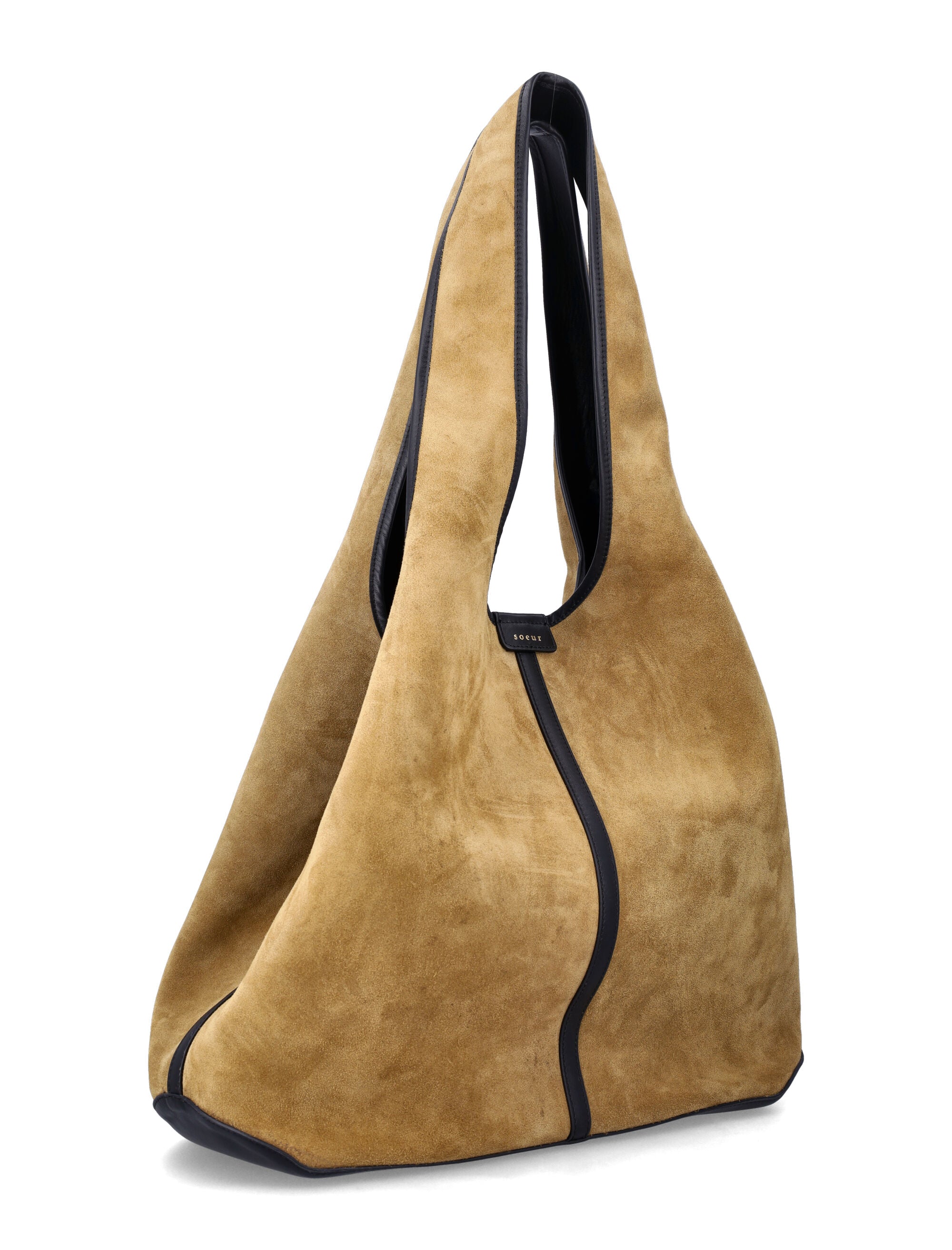 SOEUR Elegant Structured Tote Handbag - 33 cm x 60 cm x 16 cm