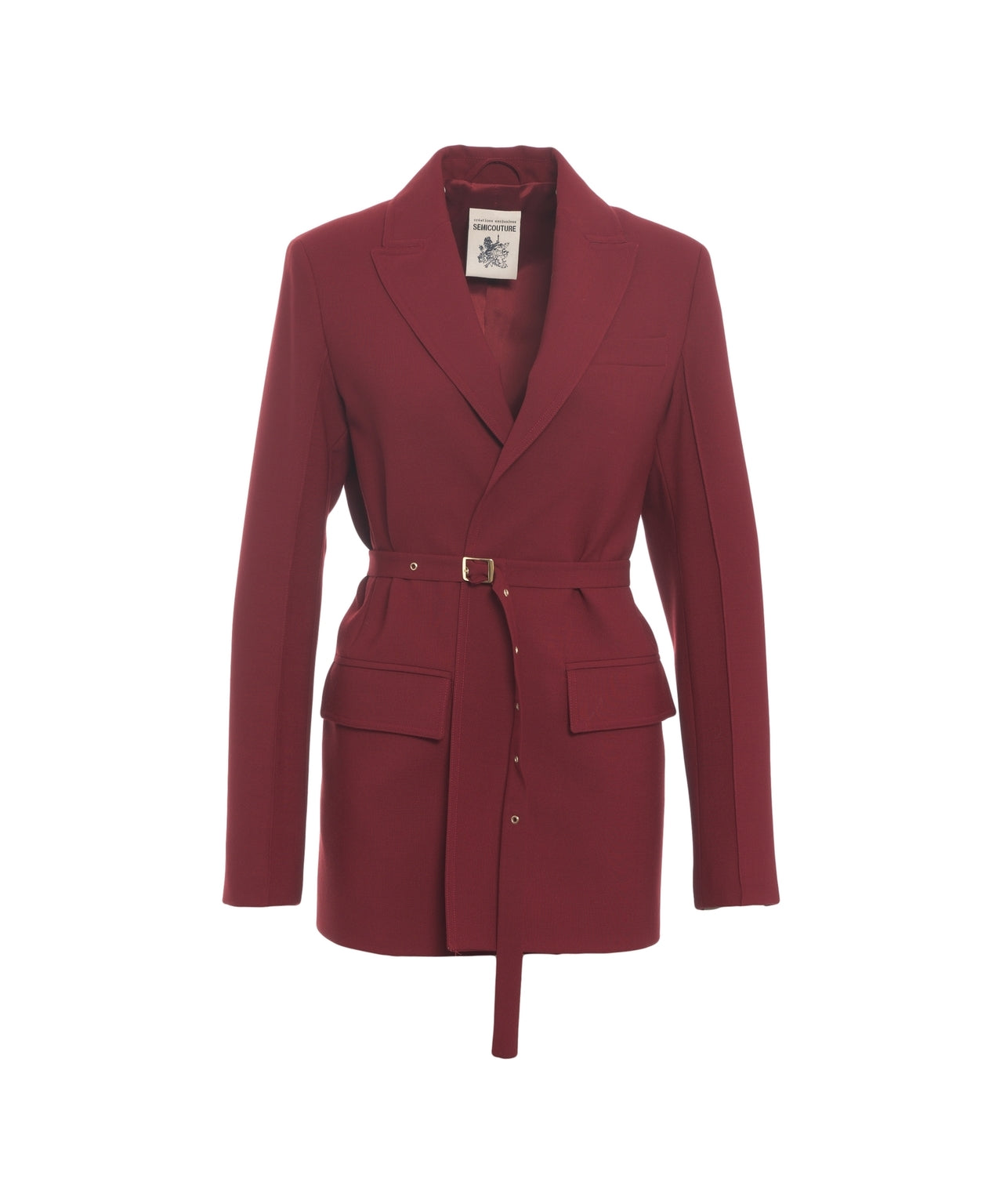 SEMICOUTURE Elegant Blazer with Belt