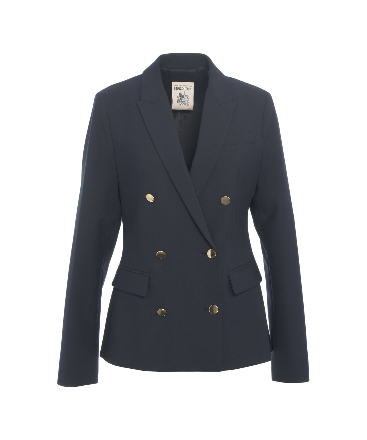 SEMICOUTURE Classic Double-Breasted Blazer