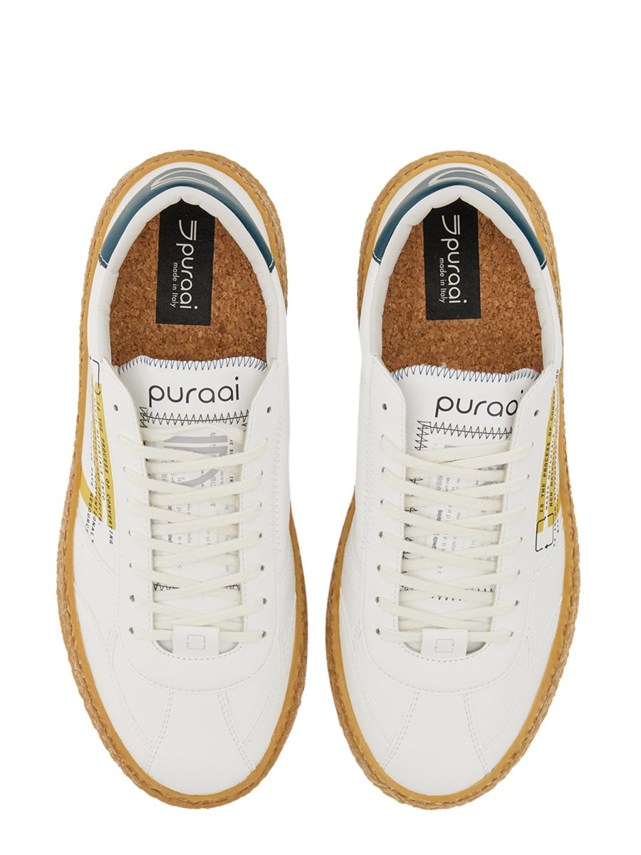 PURAAI Men's Eco-Friendly Sneakers with 2.5 cm Rubber Sole