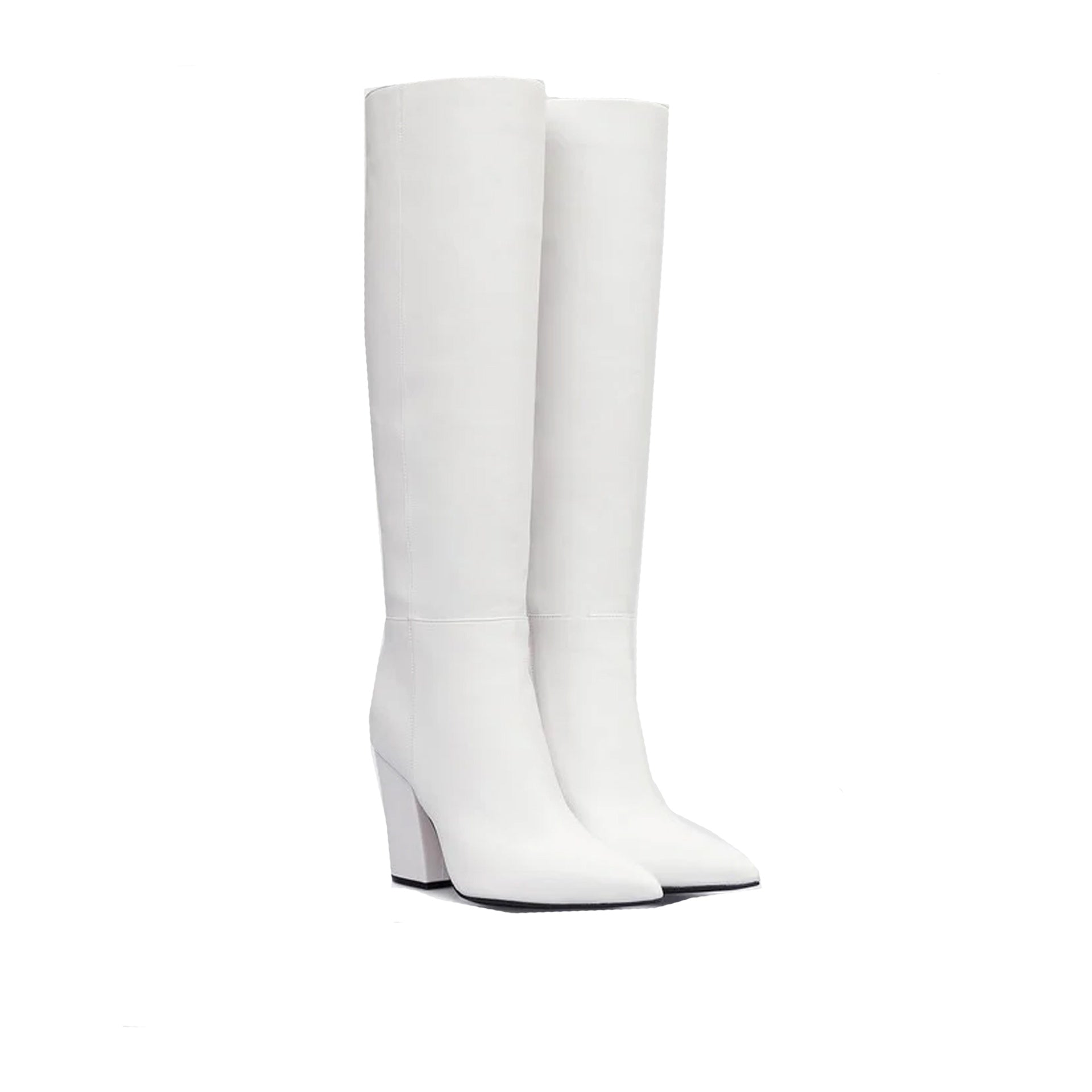 SERGIO ROSSI Chic Pointed Toe Leather Ankle Boots