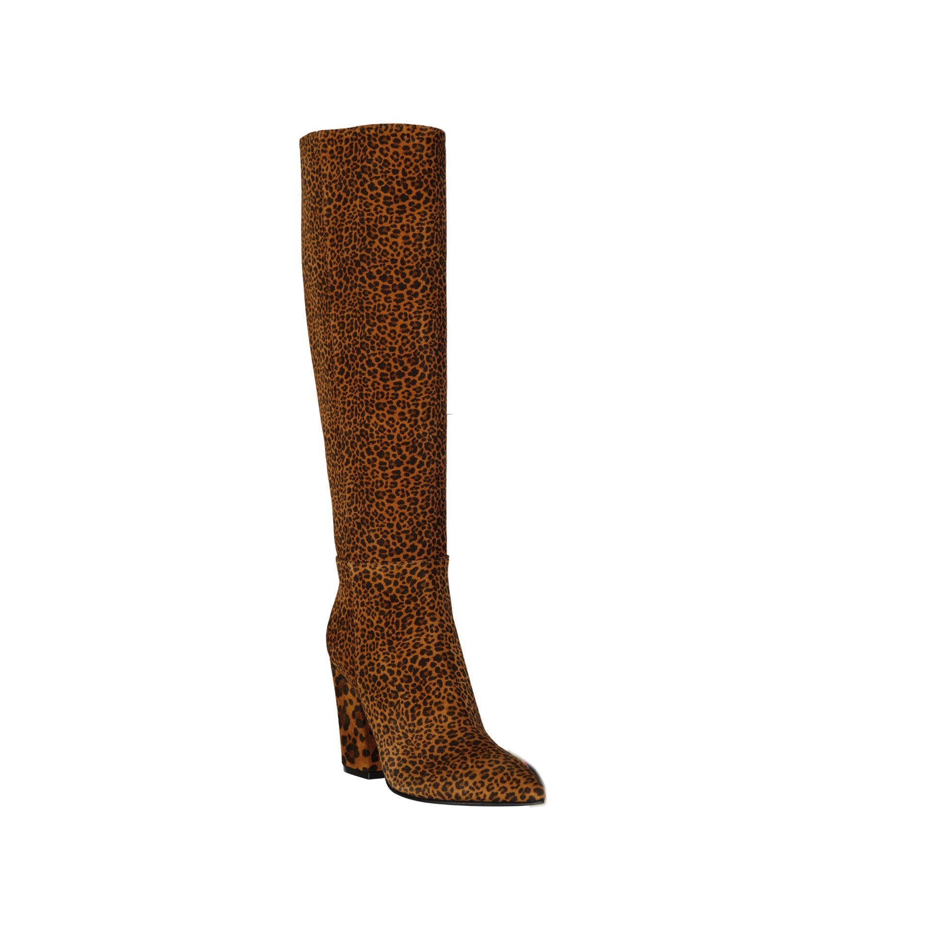 SERGIO ROSSI Leopard-Print Leather Ankle Boots for Women
